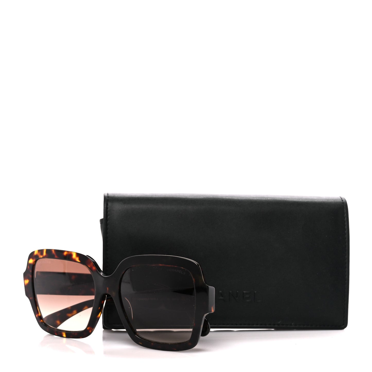 Acetate Square Strass CC Sunglasses 5479-A Tortoise