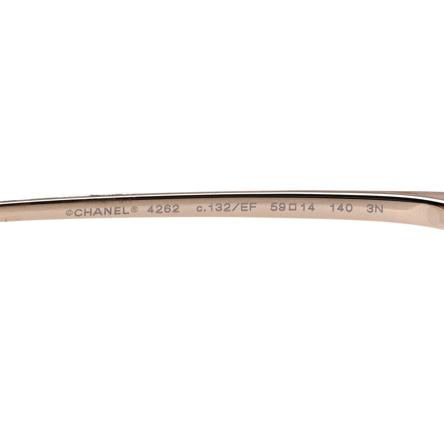Butterfly Removable Pearl Chain Sunglasses 4262 Brown