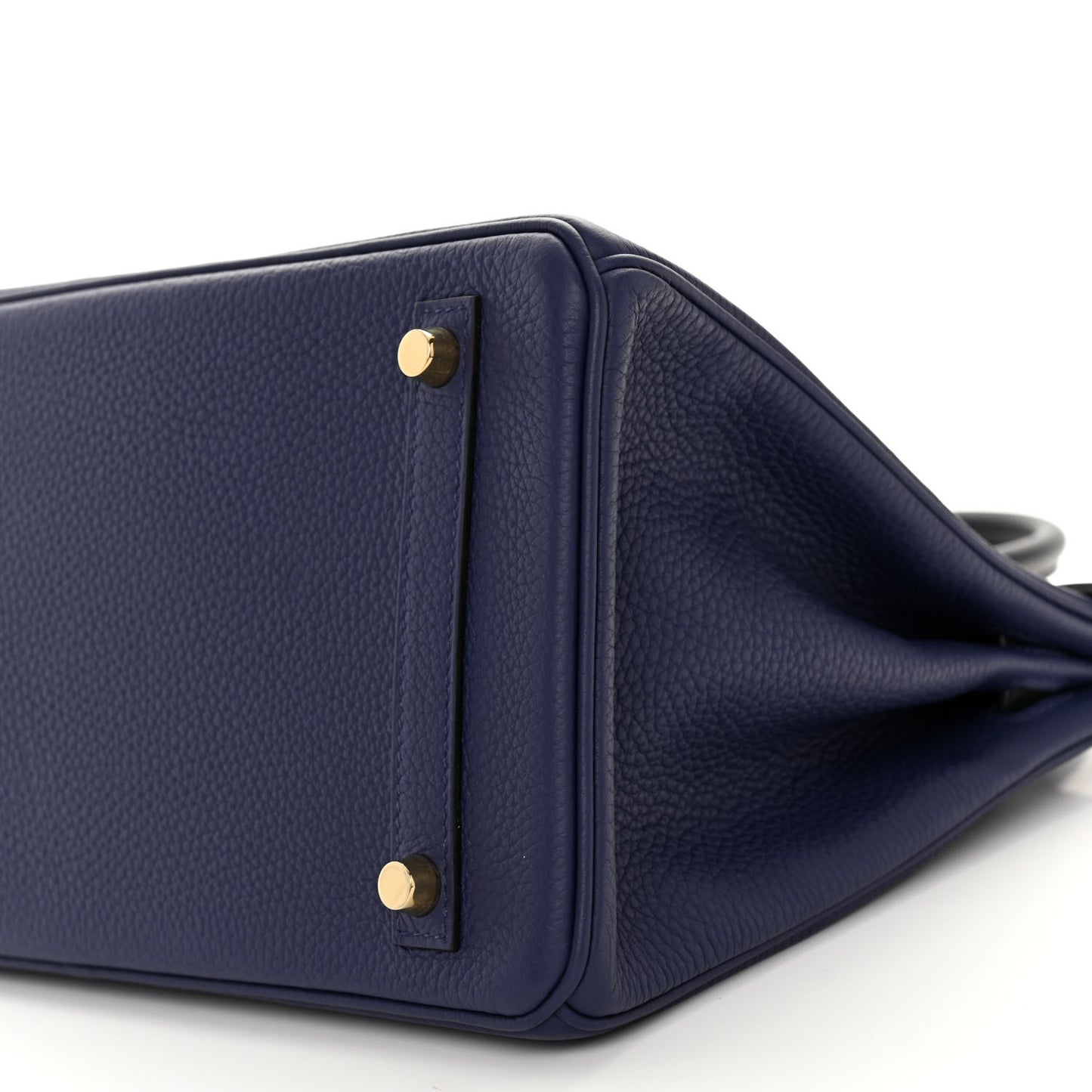 Taurillon Clemence Sombrero Birkin 30 Bleu Encre Bleu Obscur