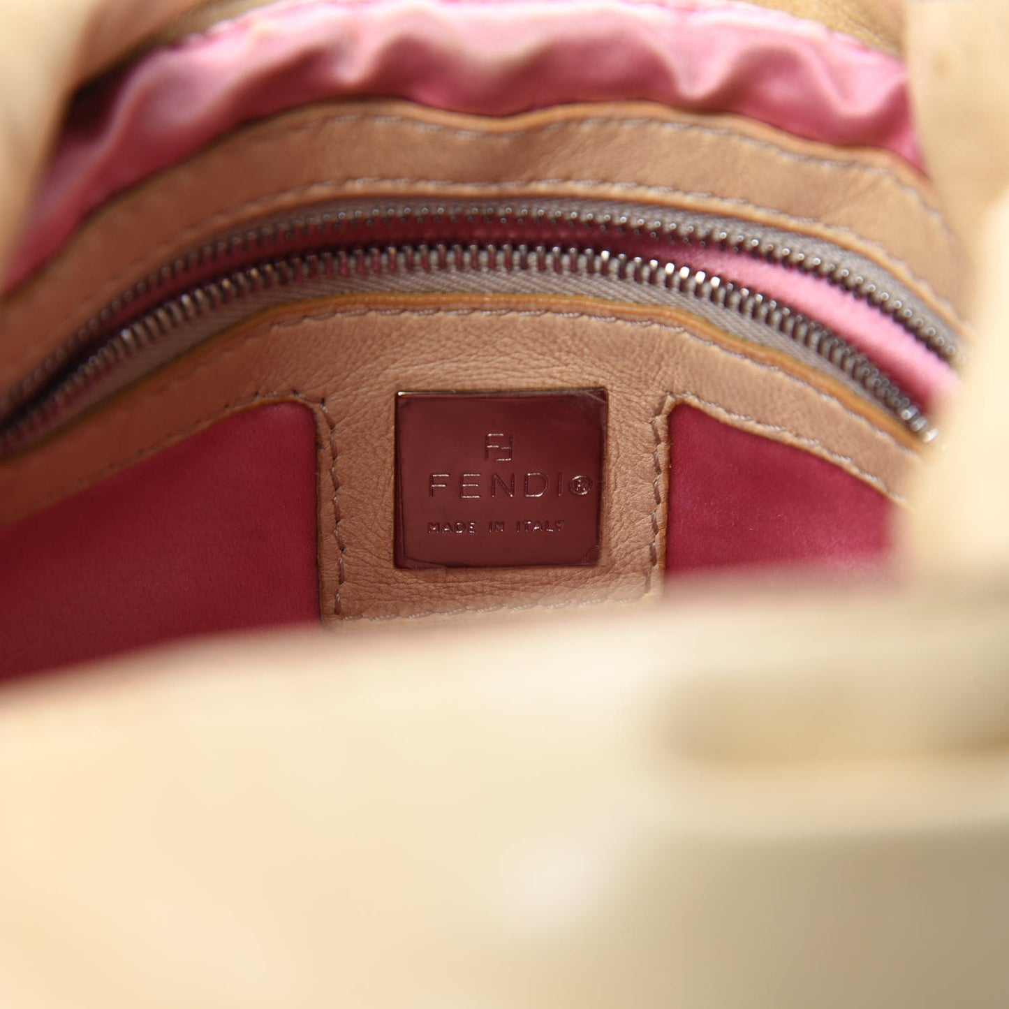 Nappa Small Hobo Beige