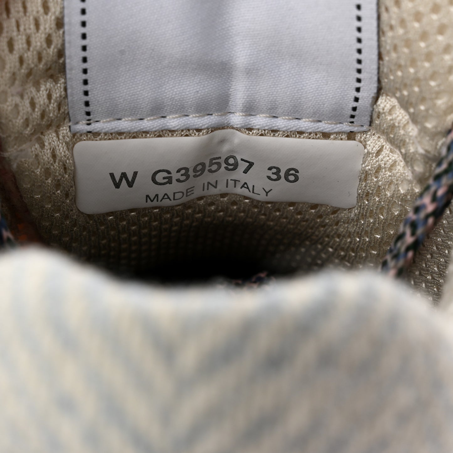 Tweed Suede CC Sneakers 36 Grey Pink Multicolor