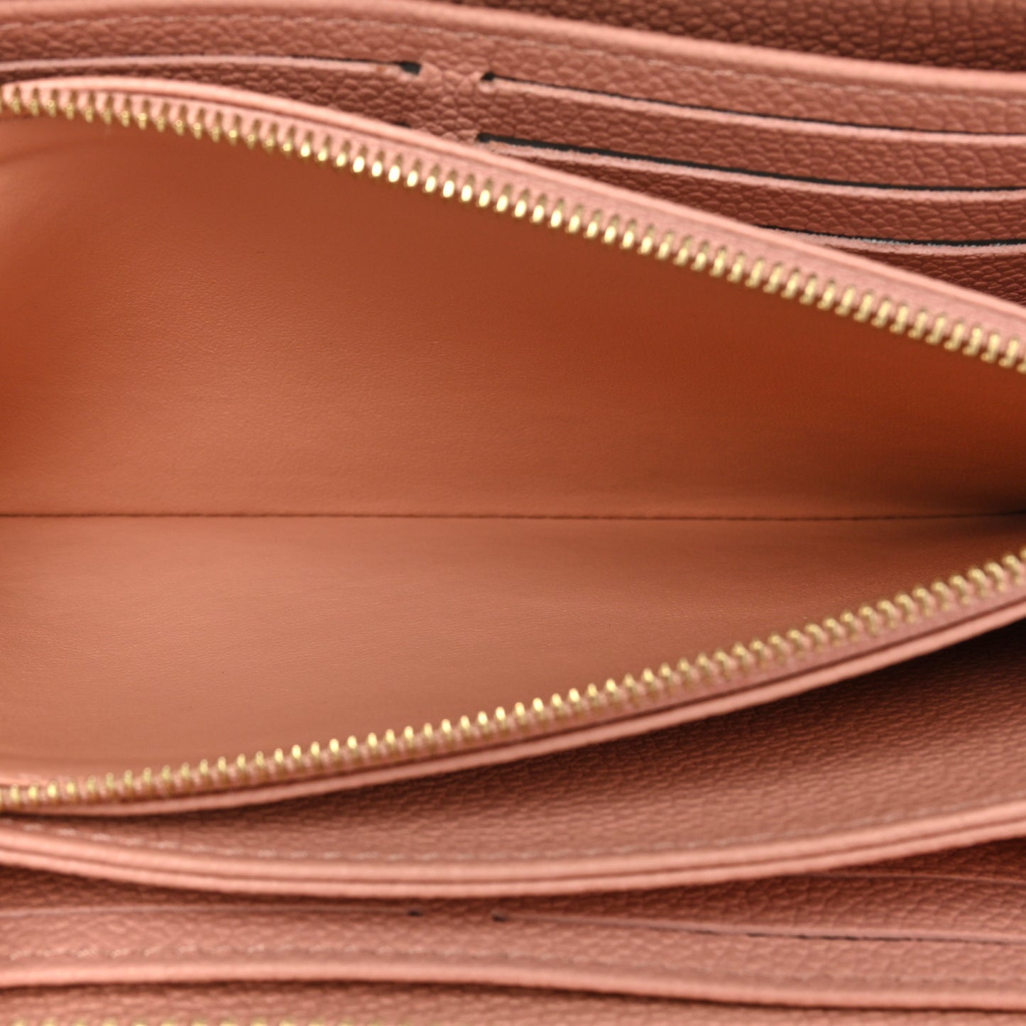Empreinte Monogram Giant Zippy Wallet Rose Trianon Creme
