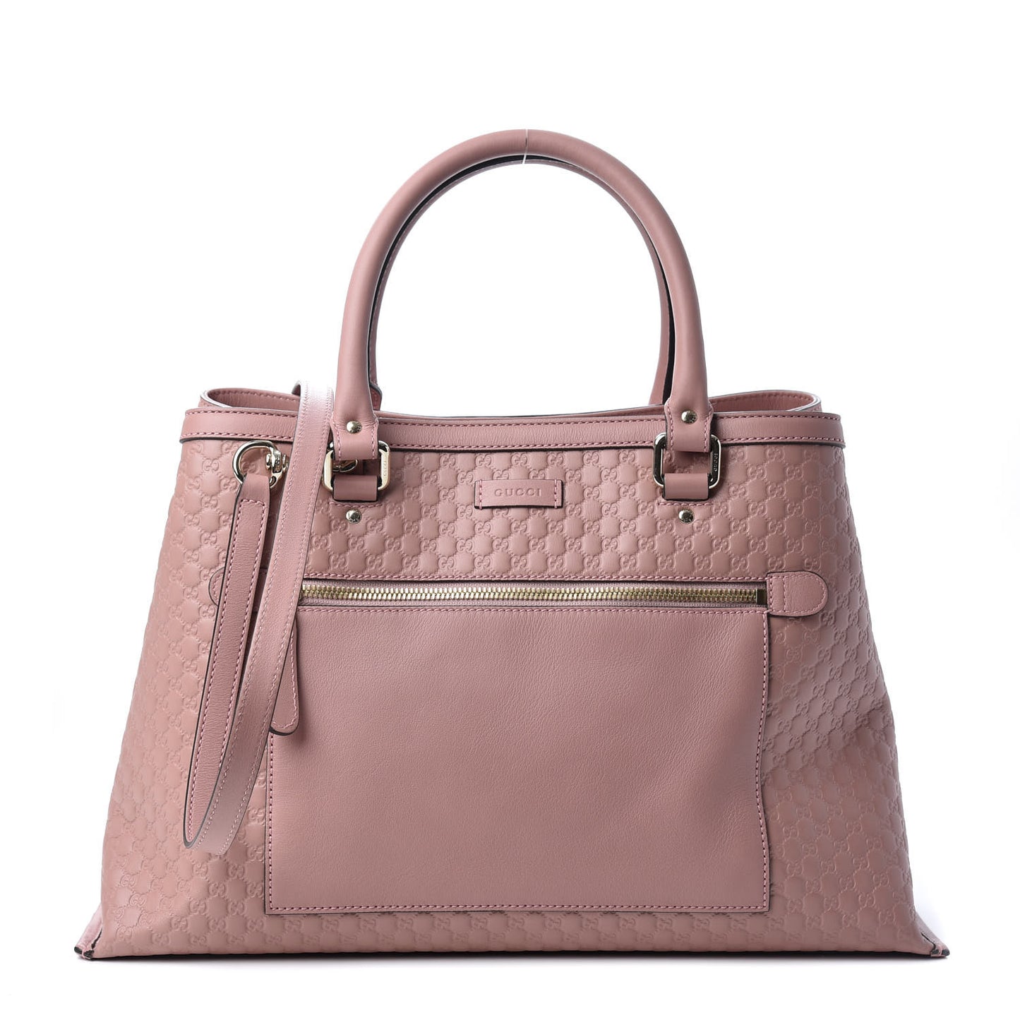 Soft Microguccissima Medium Tote Soft Pink