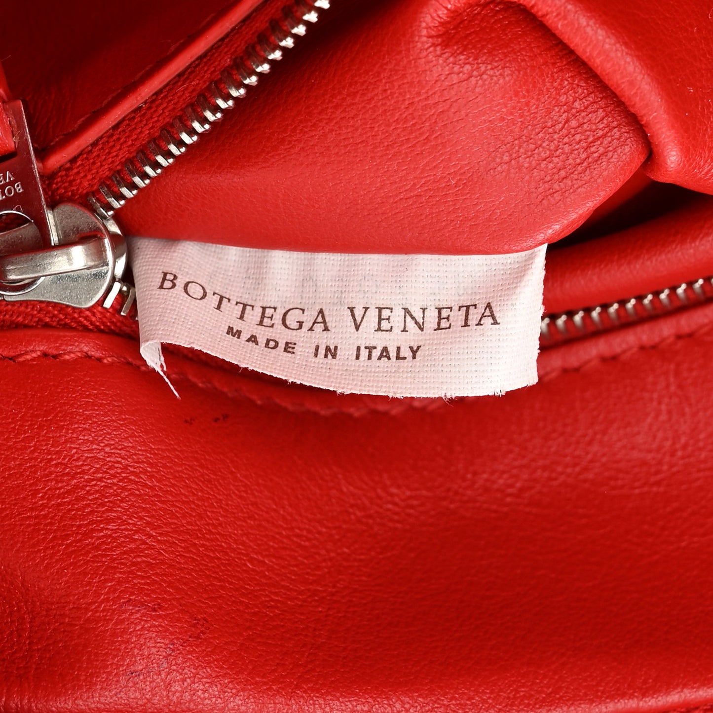 Nappa Intrecciato Small Camera Bag Red