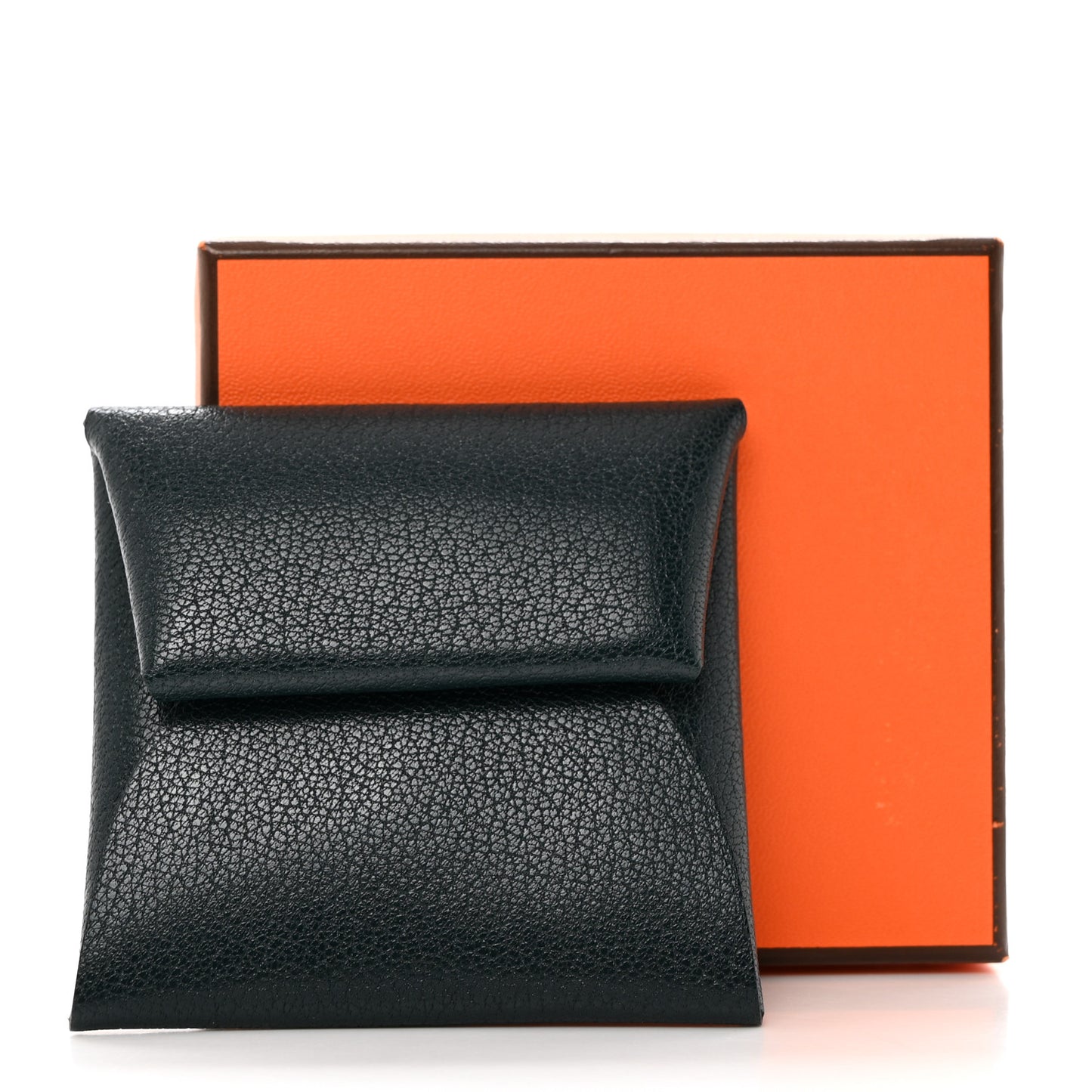 Chevre Mysore Bastia Coin Purse Vert Cypress