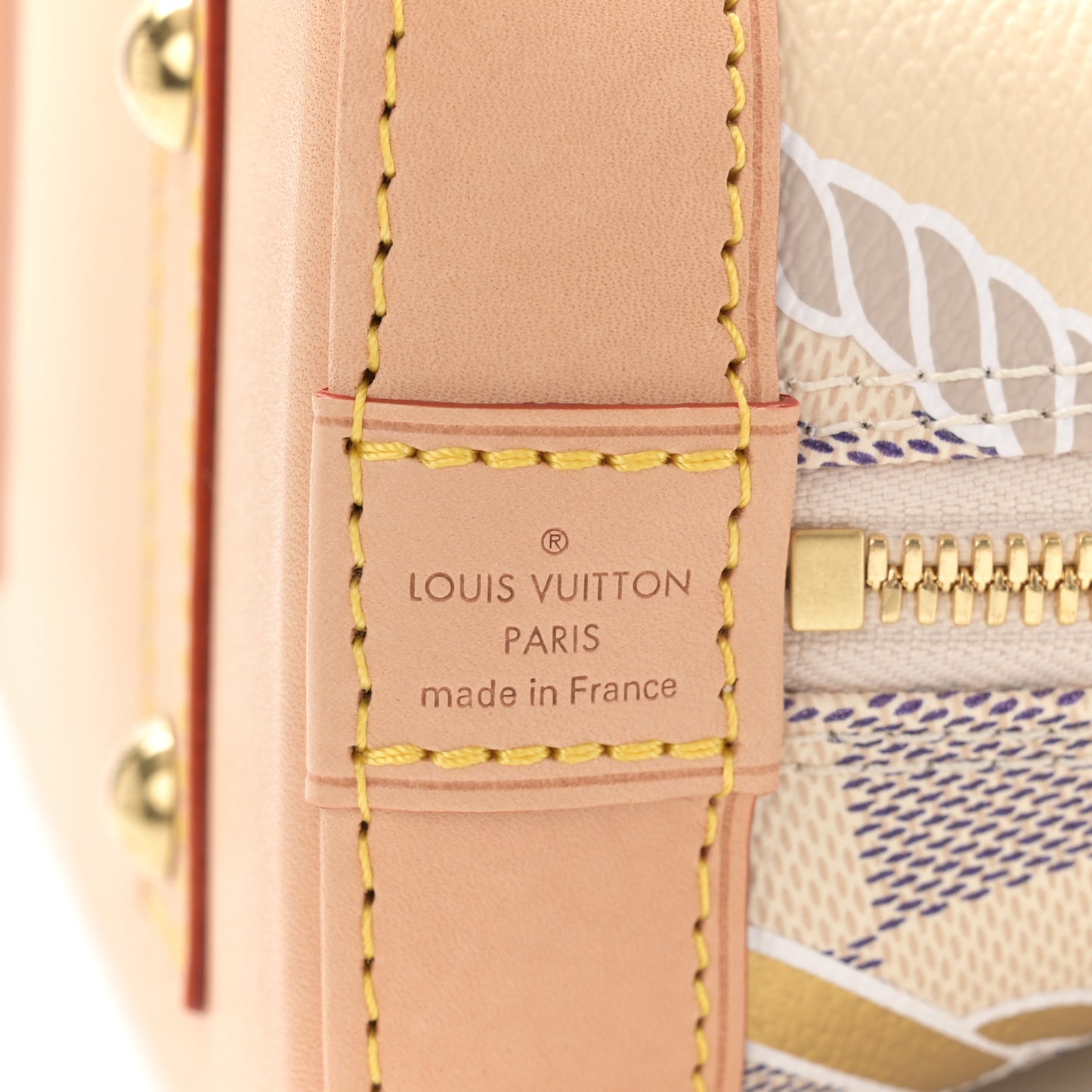 Damier Azur Nautical Alma BB