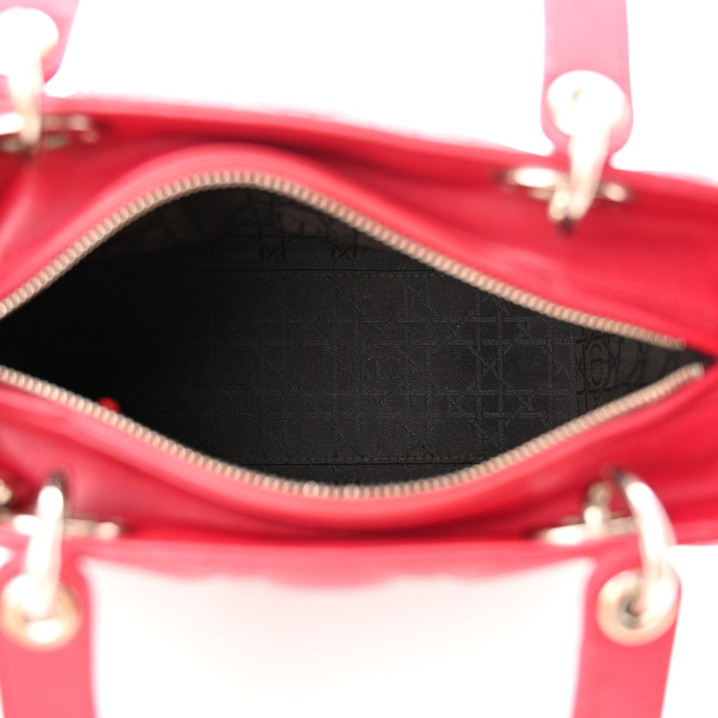 Lambskin Cannage Medium Lady Dior Dark Pink