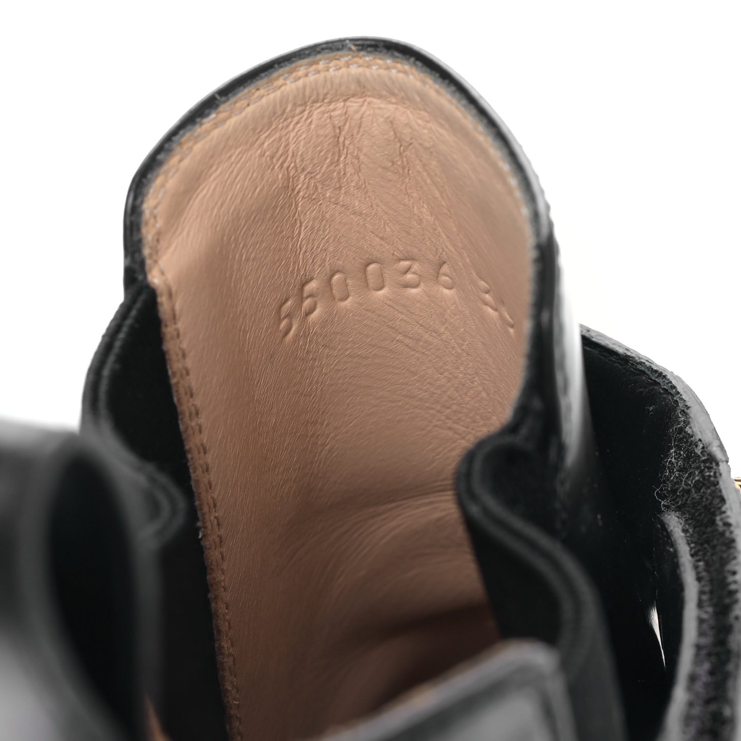 Calfskin Crystal GG Trip Chelsea Ankle Boots 39 Black