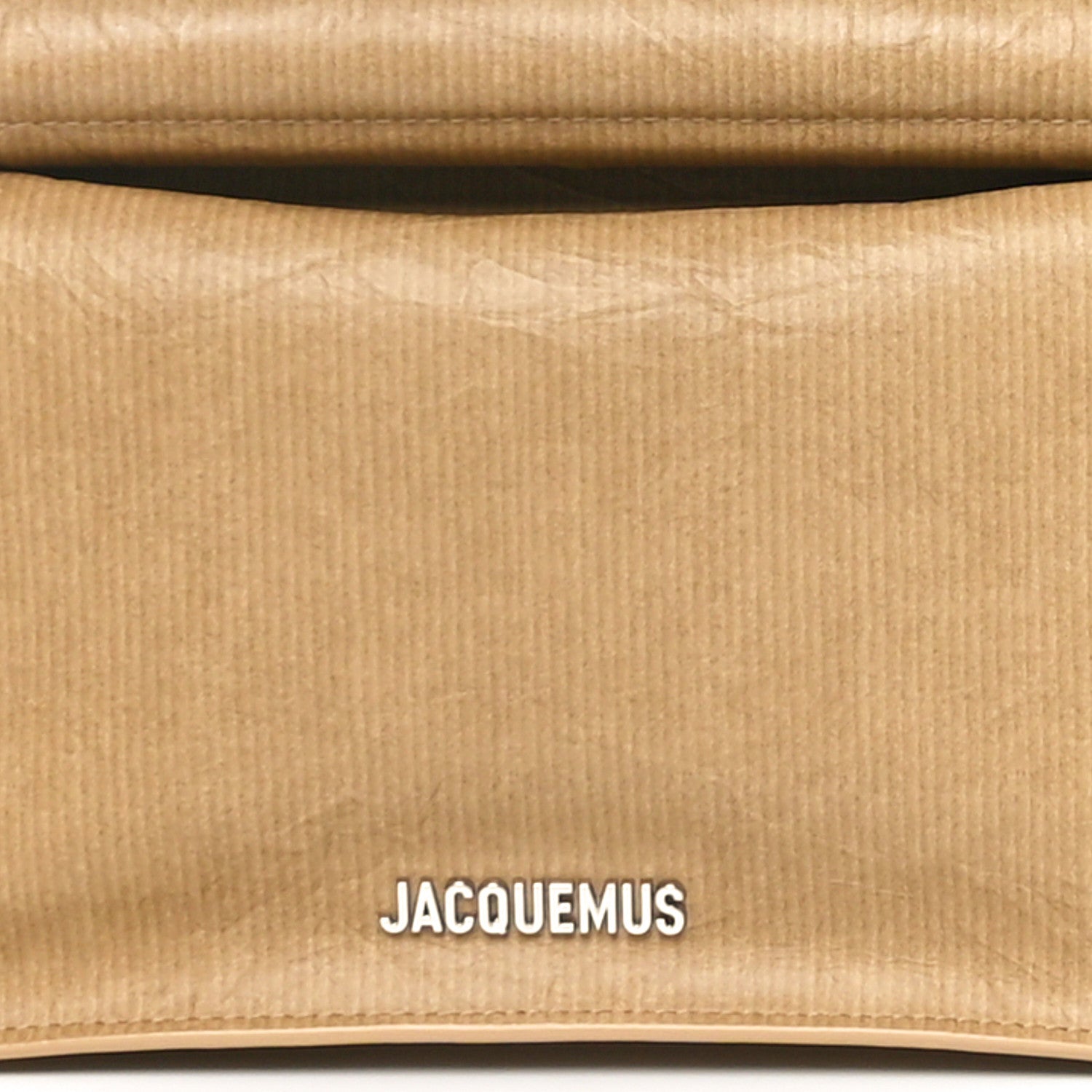 Jacquemus Textured Goatskin La Pochette Rond Carre Beige 6 of 9
