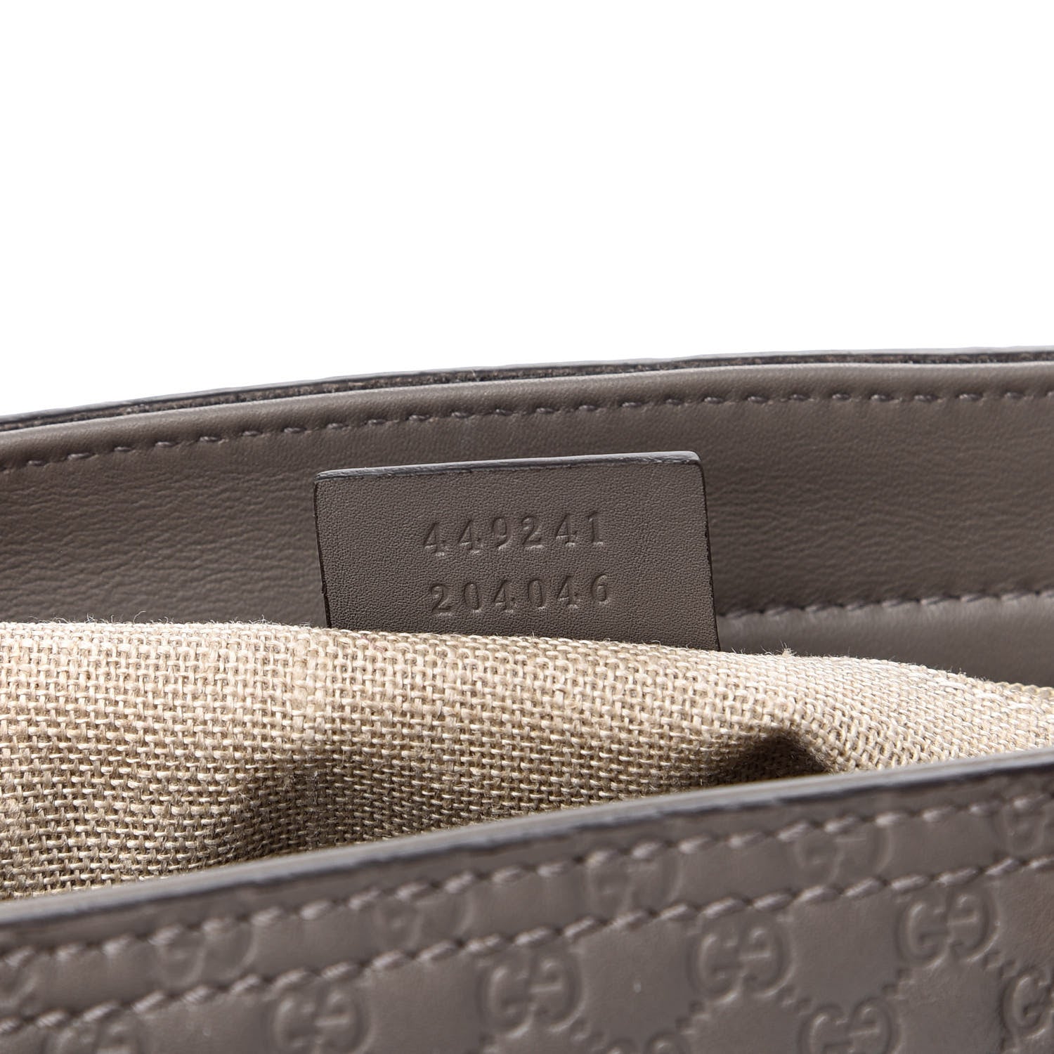 Gucci Microguccissima Small Bree Tote Graphite 7 of 10