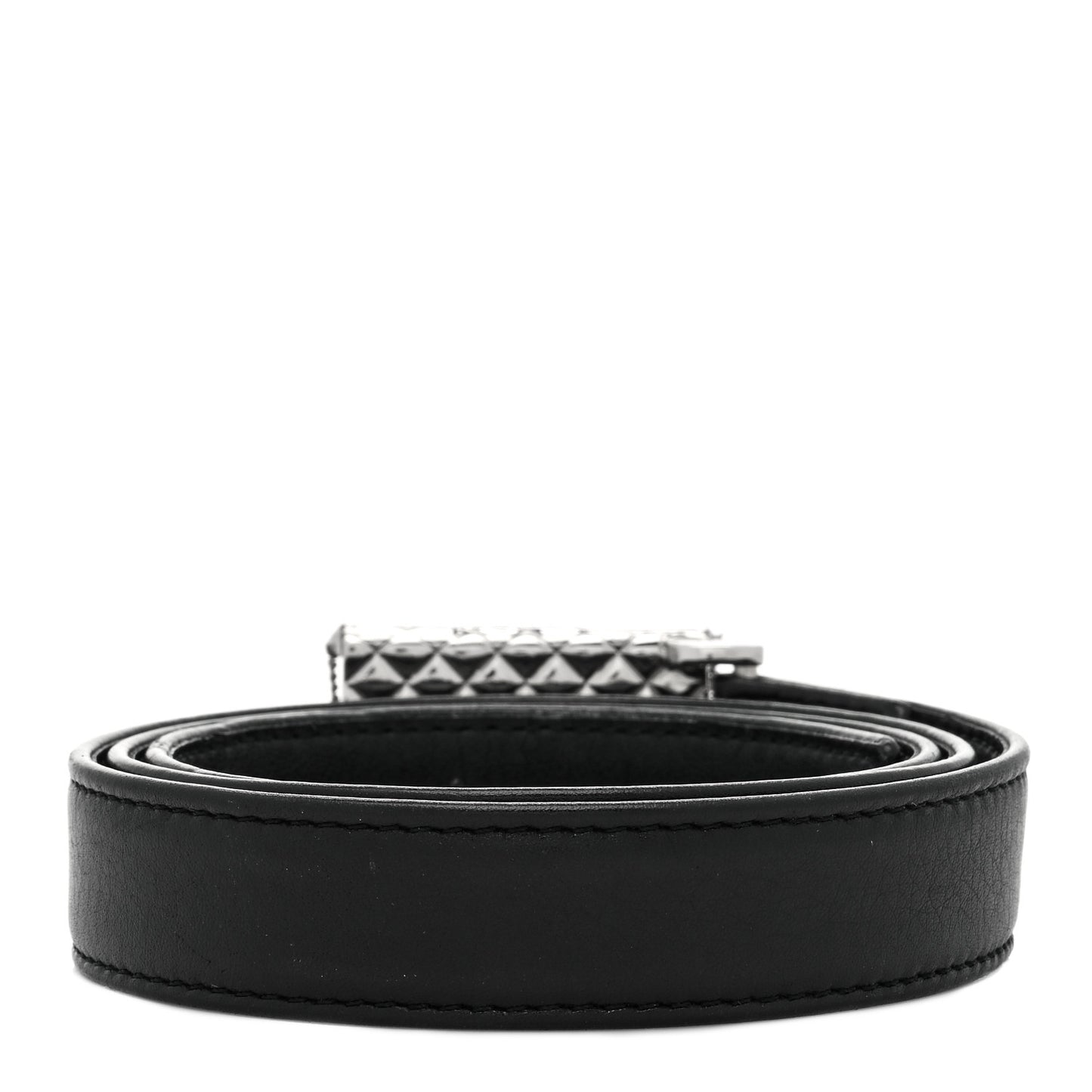 Calfskin Flap Bag Belt 75 30 Black