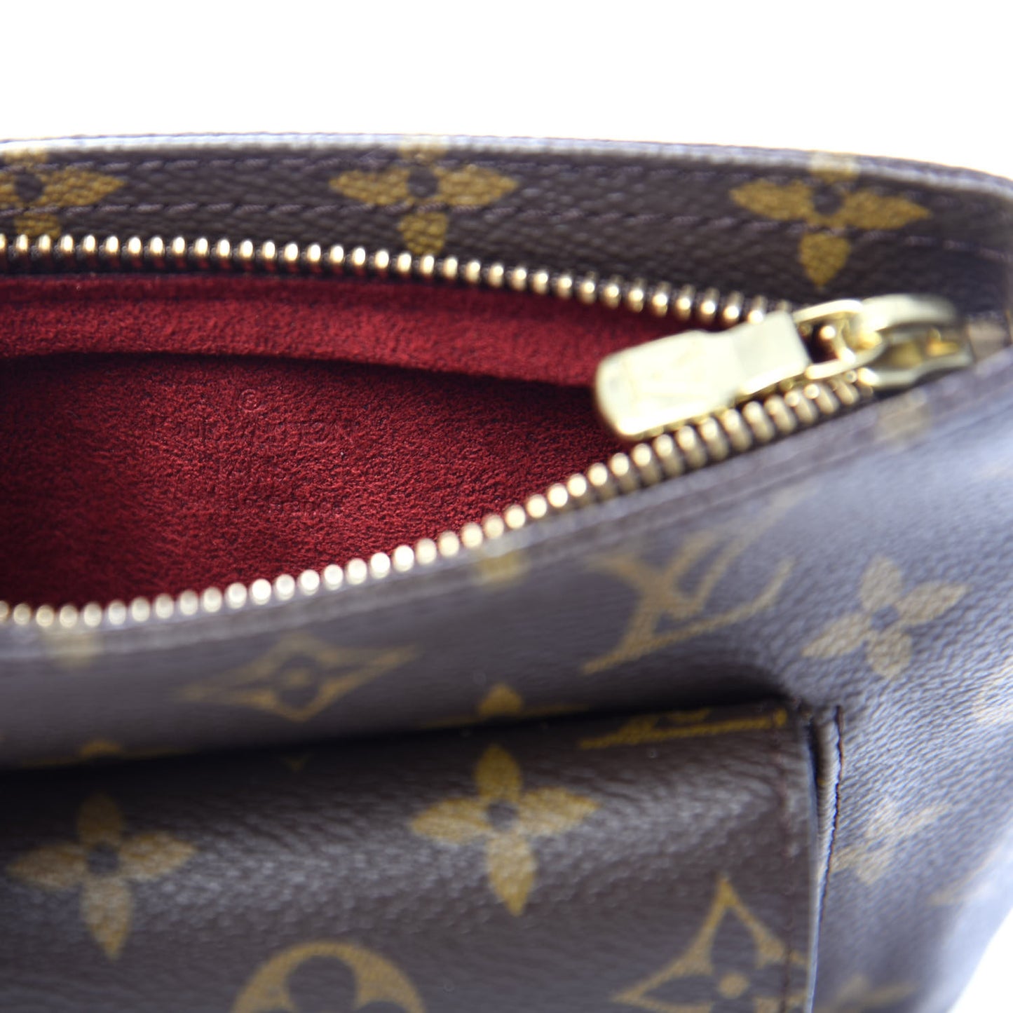 Monogram Partition Wristlet