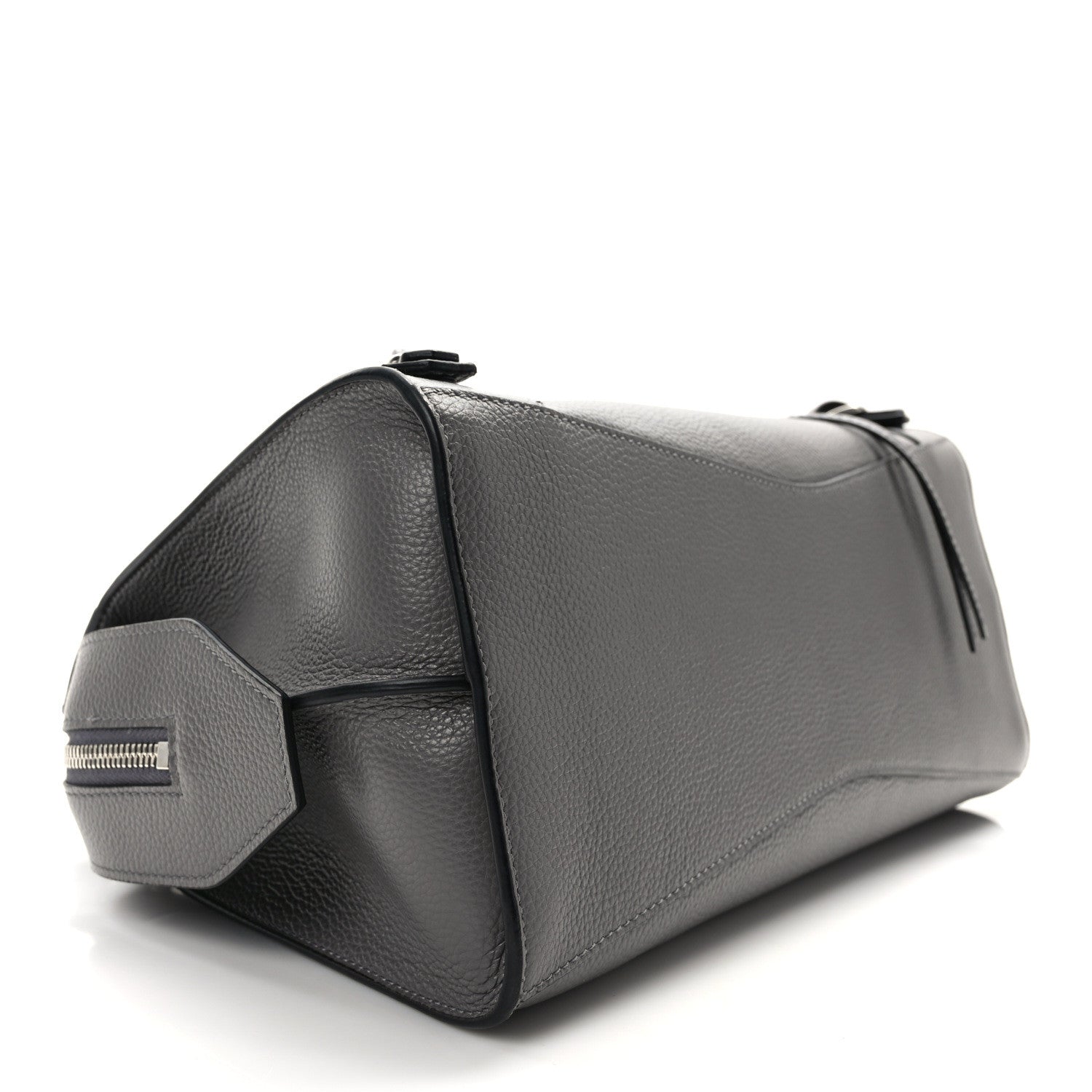 Balenciaga Grained Calfskin Neo Classic Silver Hardware S City Dark Grey 4 of 13
