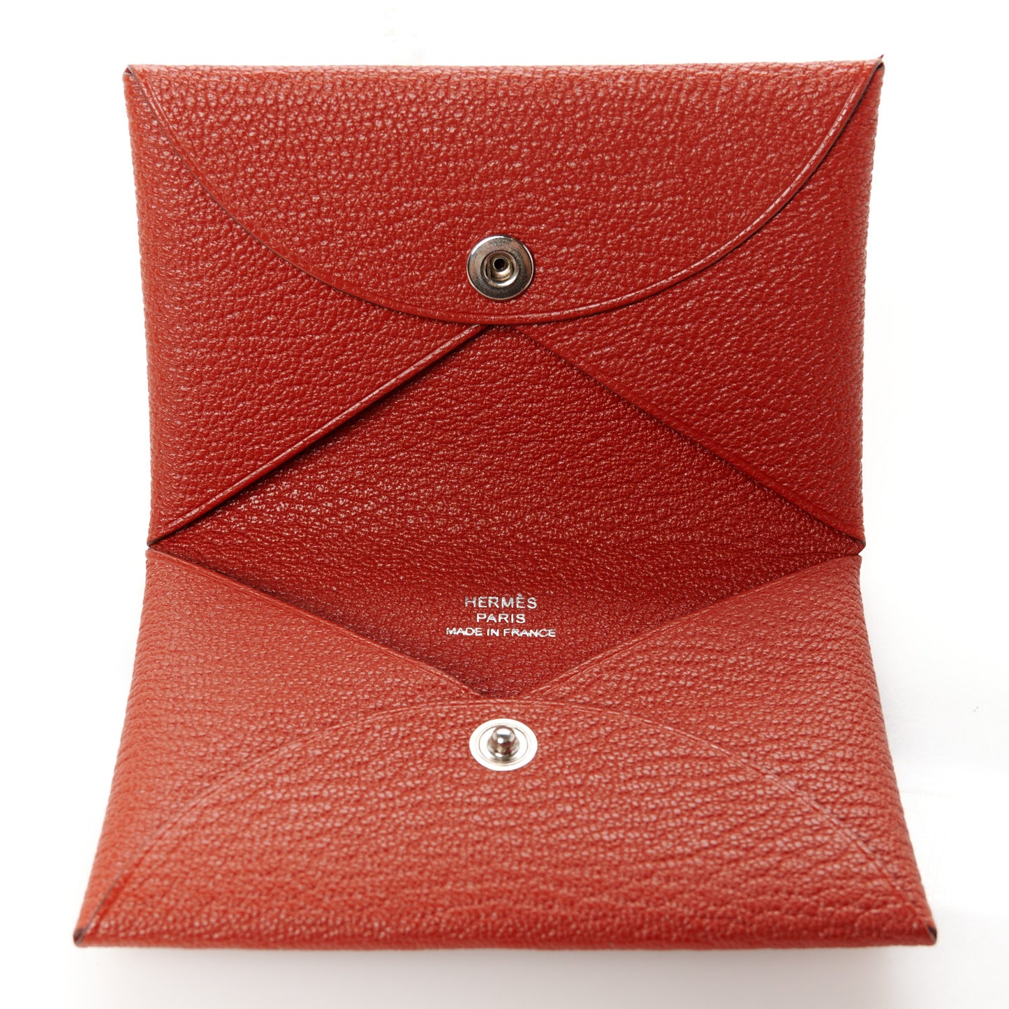 Chevre Mysore Calvi Card Case Sienne