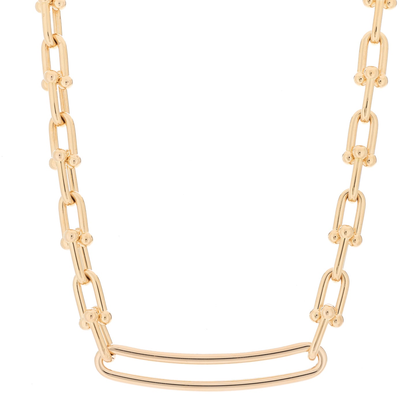 18K Rose Gold HardWear Elongated Link Necklace