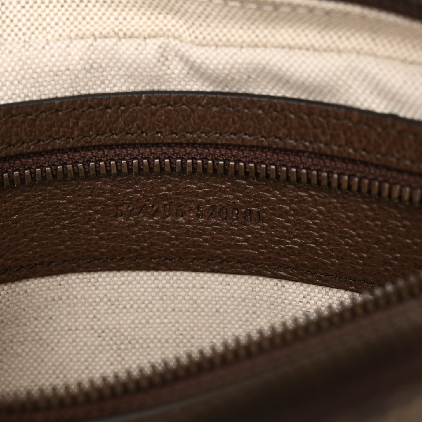 Soft GG Supreme Monogram Medium Ophidia Belt Bag Dark Brown