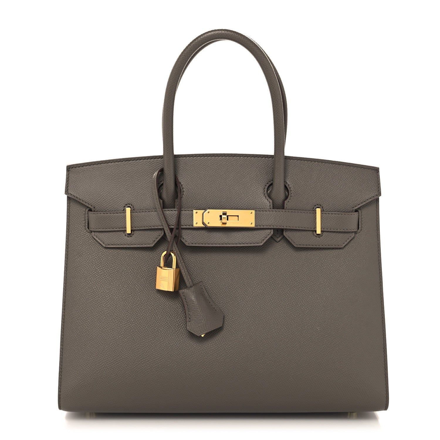 Hermes Epsom Birkin Sellier 30 Etain 1 of 11