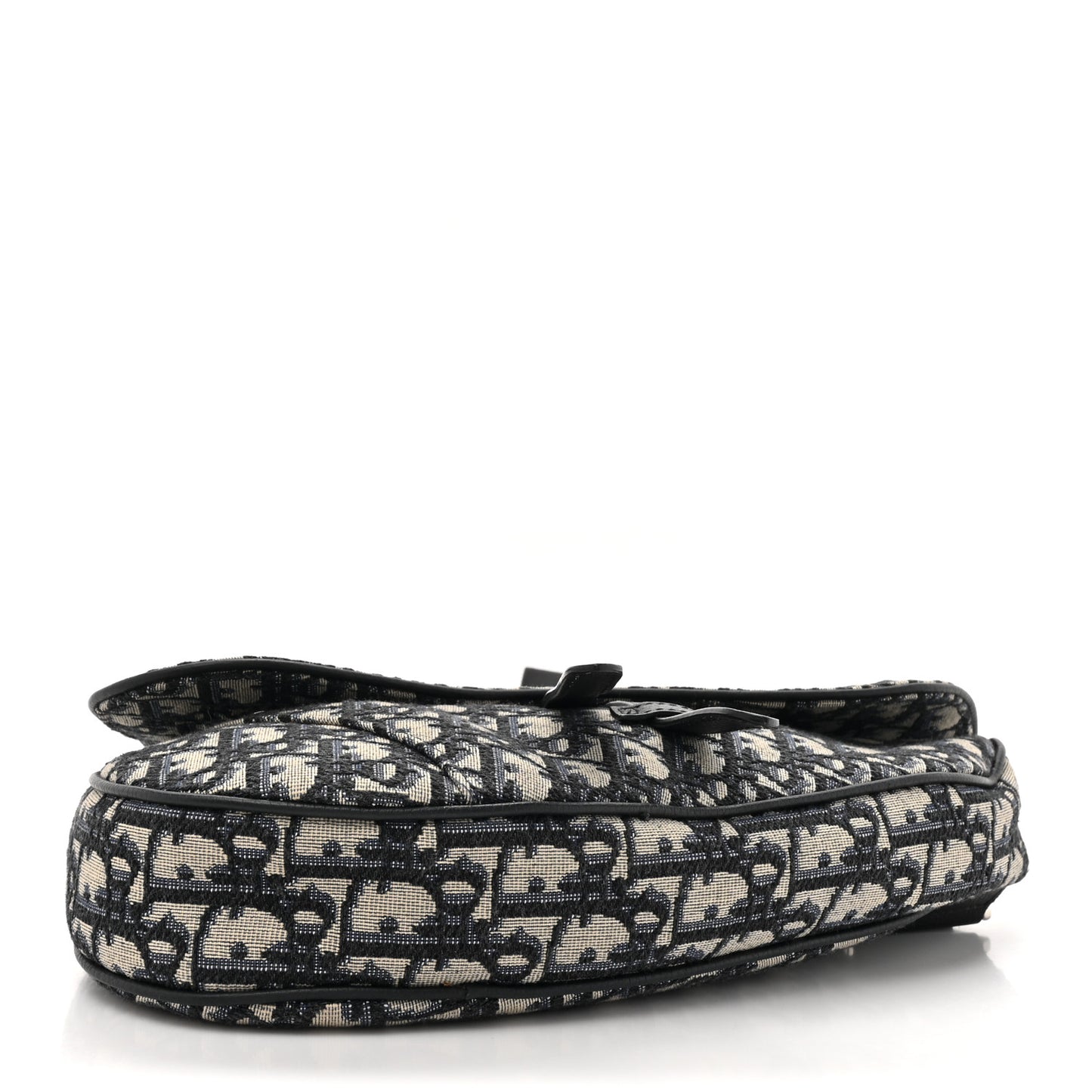 Oblique Mens Saddle Bag Blue