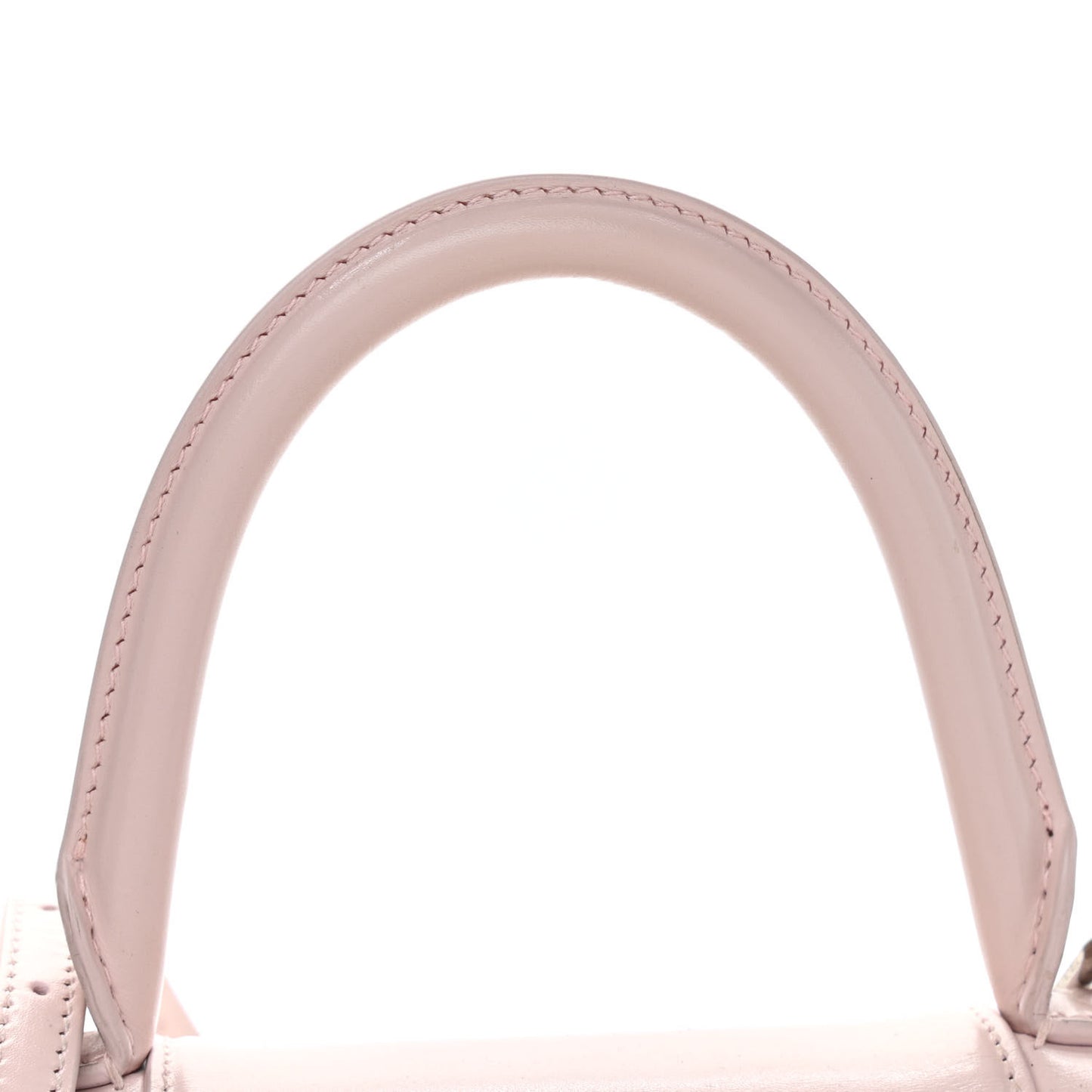 Shiny Box Calfskin Small Hourglass Top Handle Bag Light Rose