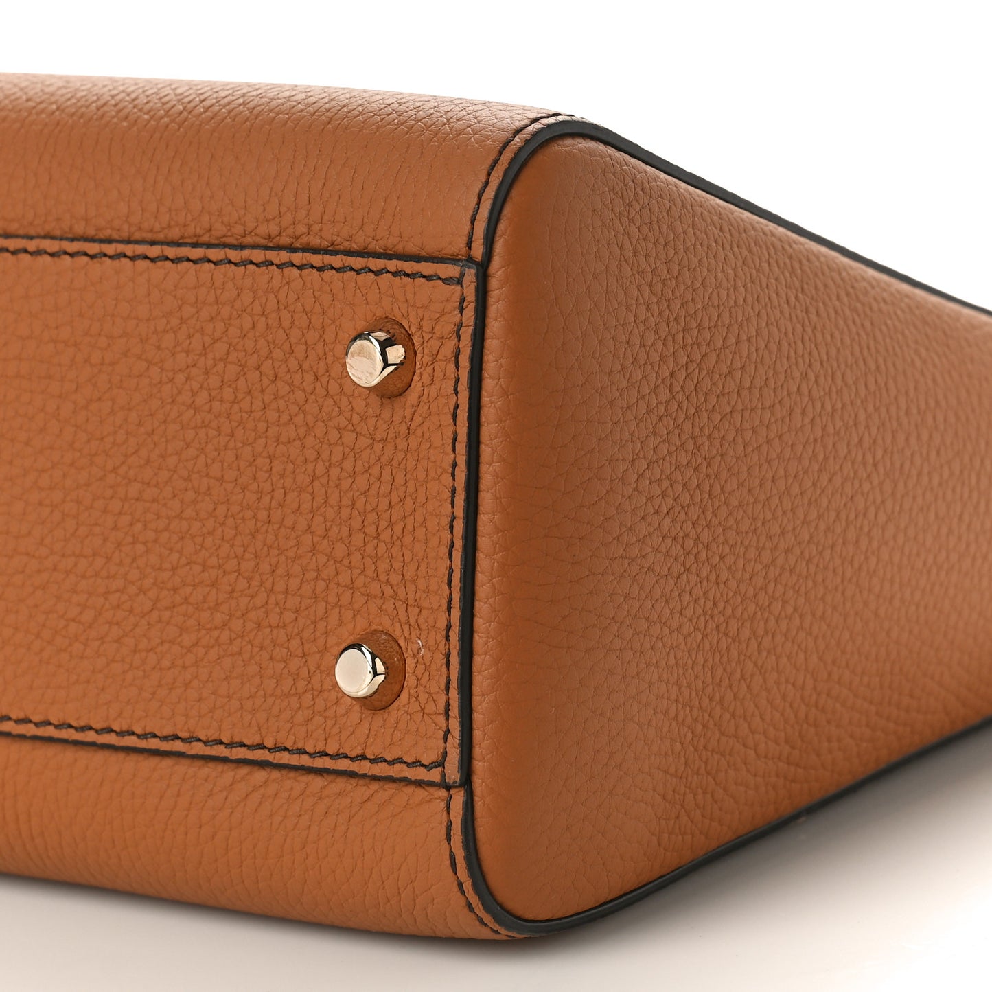 Bullcalf Medium Lady D-Sire Tote Dark Brandy
