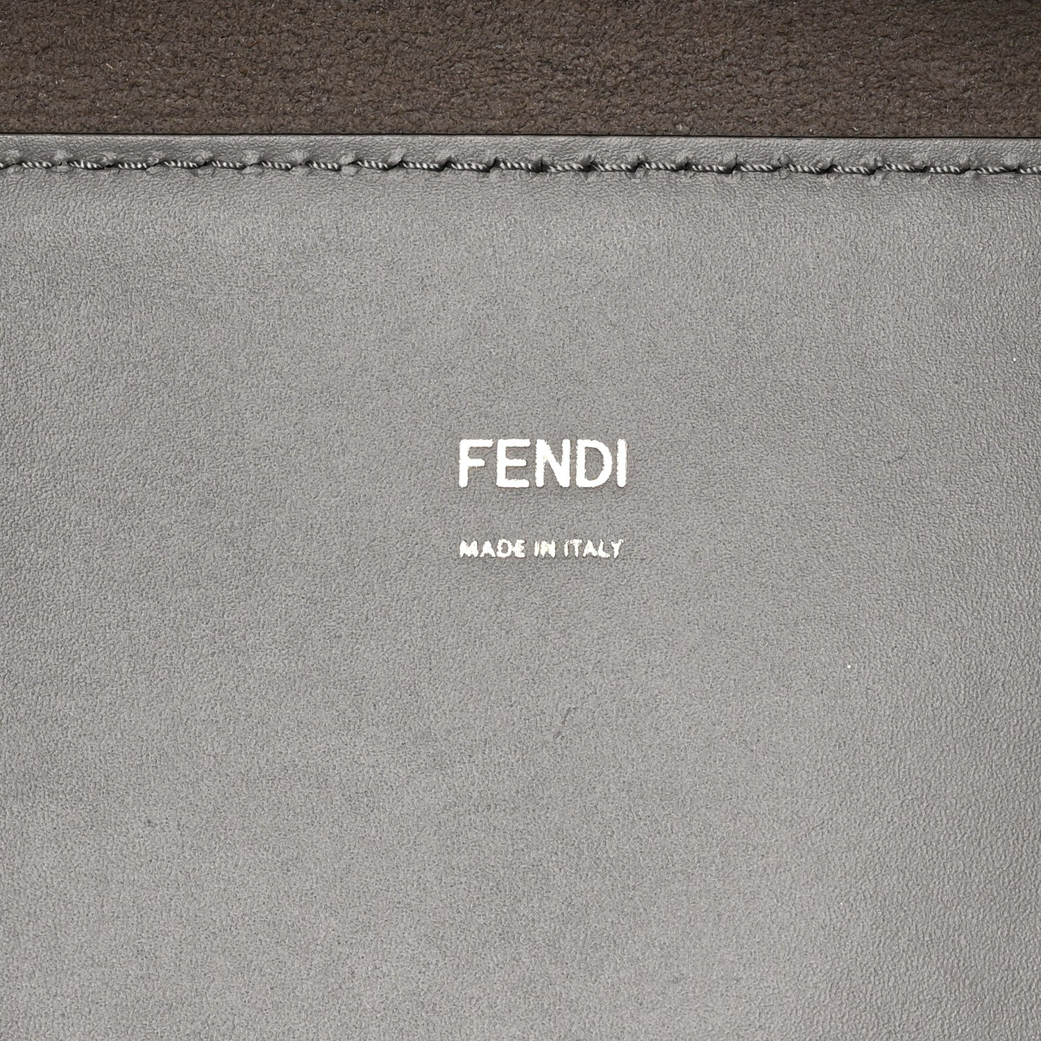 Fendi Vitello King Plexiglass Logo Embossed Medium Fendi Sunshine Shopper Tote Moon 6 of 9
