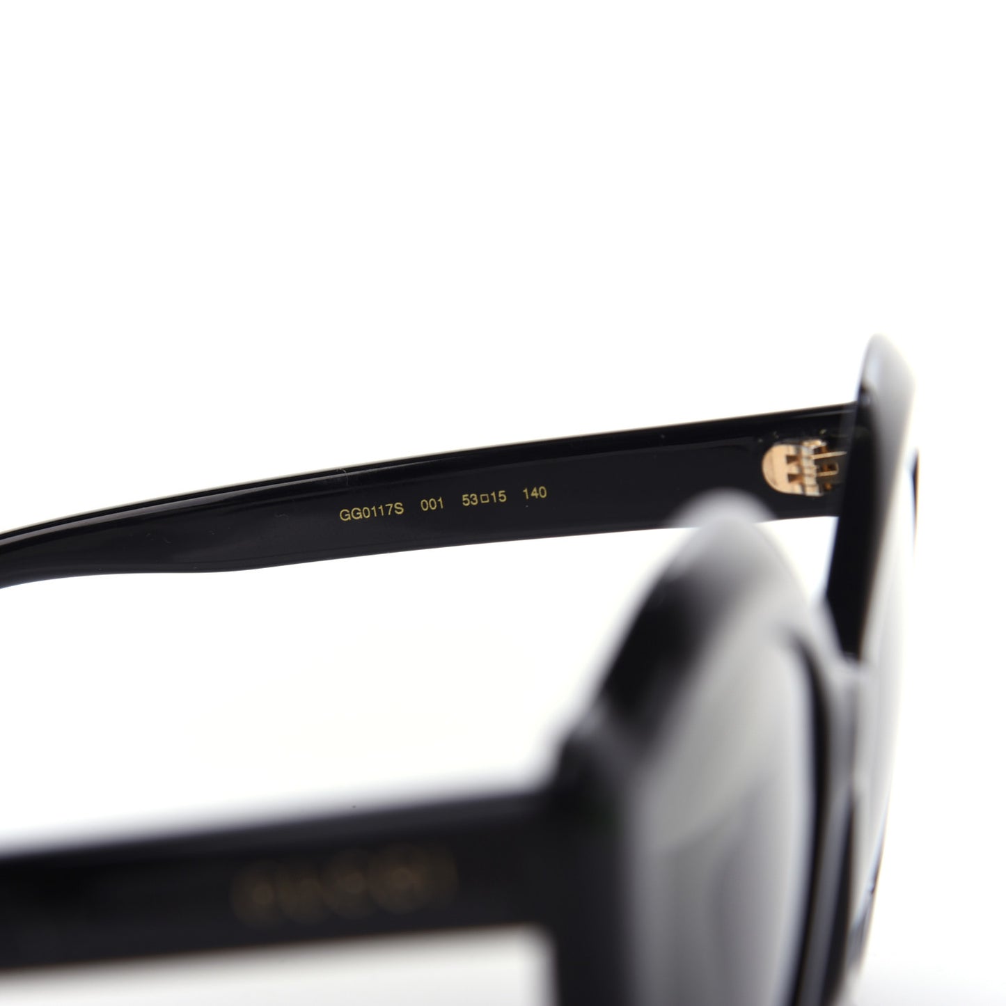 Acetate Cat Eye GG0117S Sunglasses Black