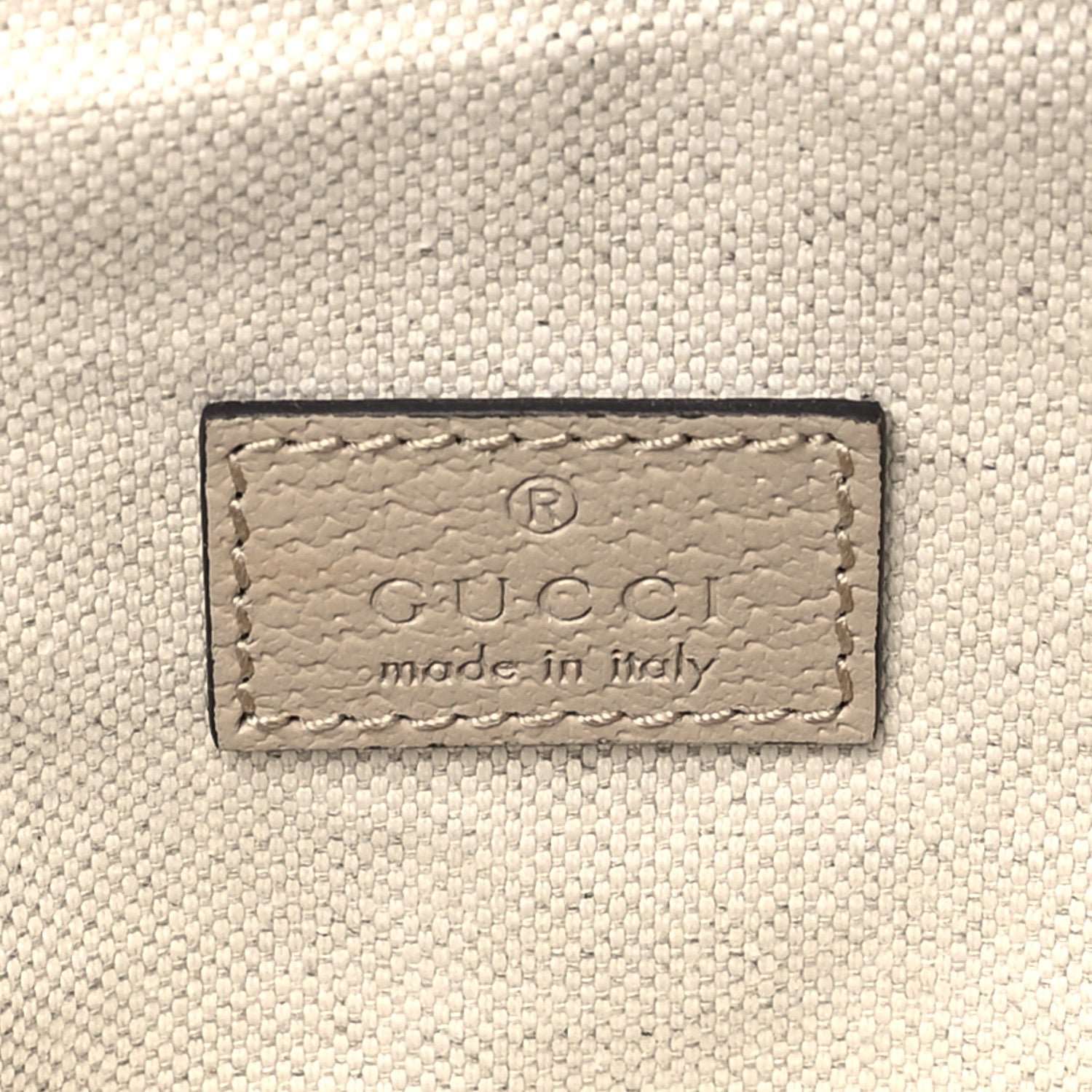 Gucci GG Supreme Monogram Textured Calfskin Web Retro Interlocking G Belt Bag Beige Mystic White Oatmeal 6 of 11