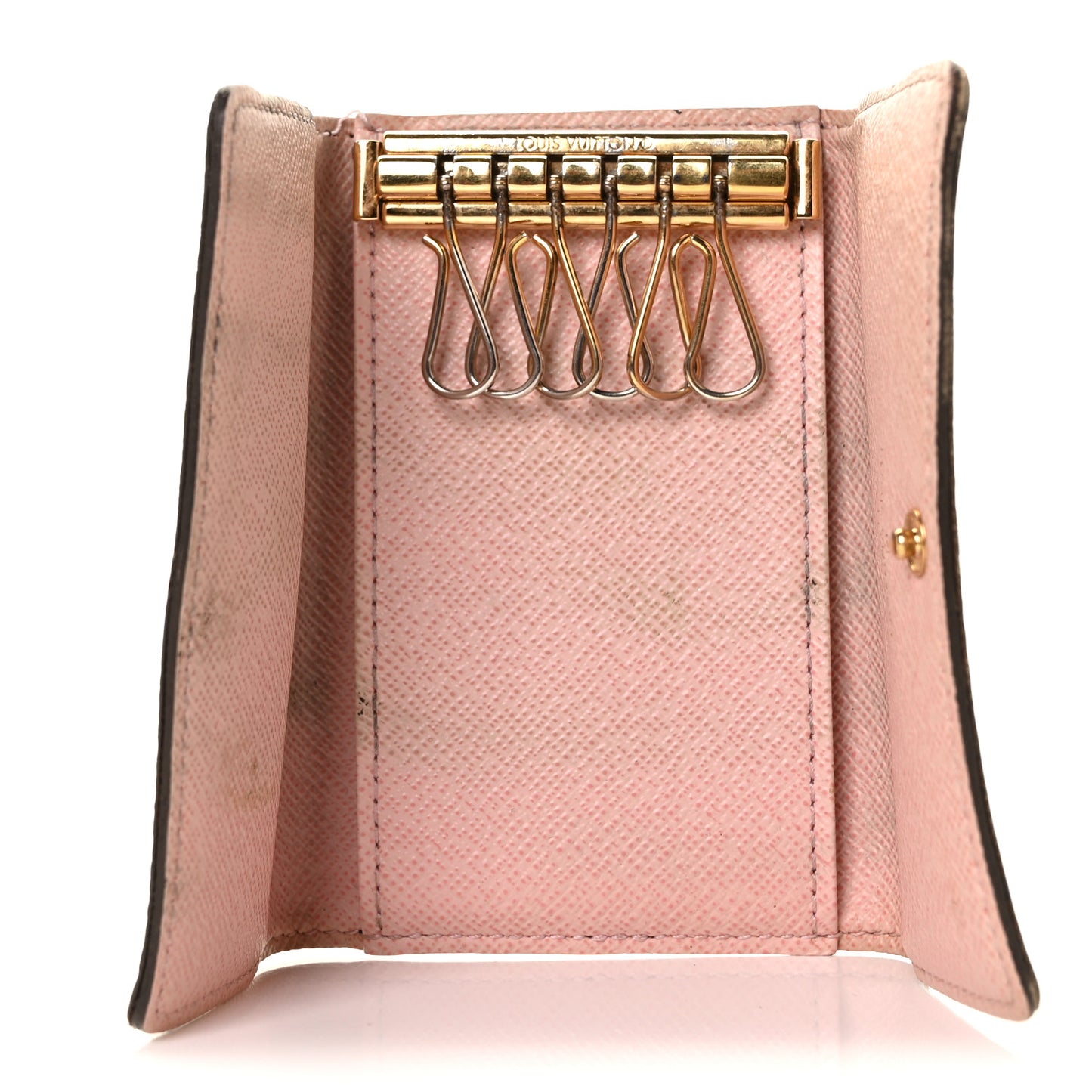 Monogram Multicles 6 Key Holder Rose Ballerine