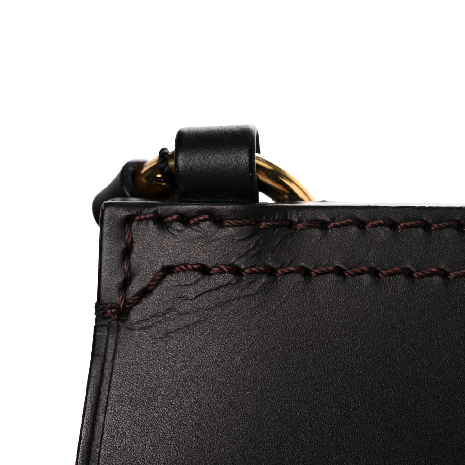 Burberry Haymarket Check Baby Bridle Saddle Bag Dark Clove Brown 17 of 20