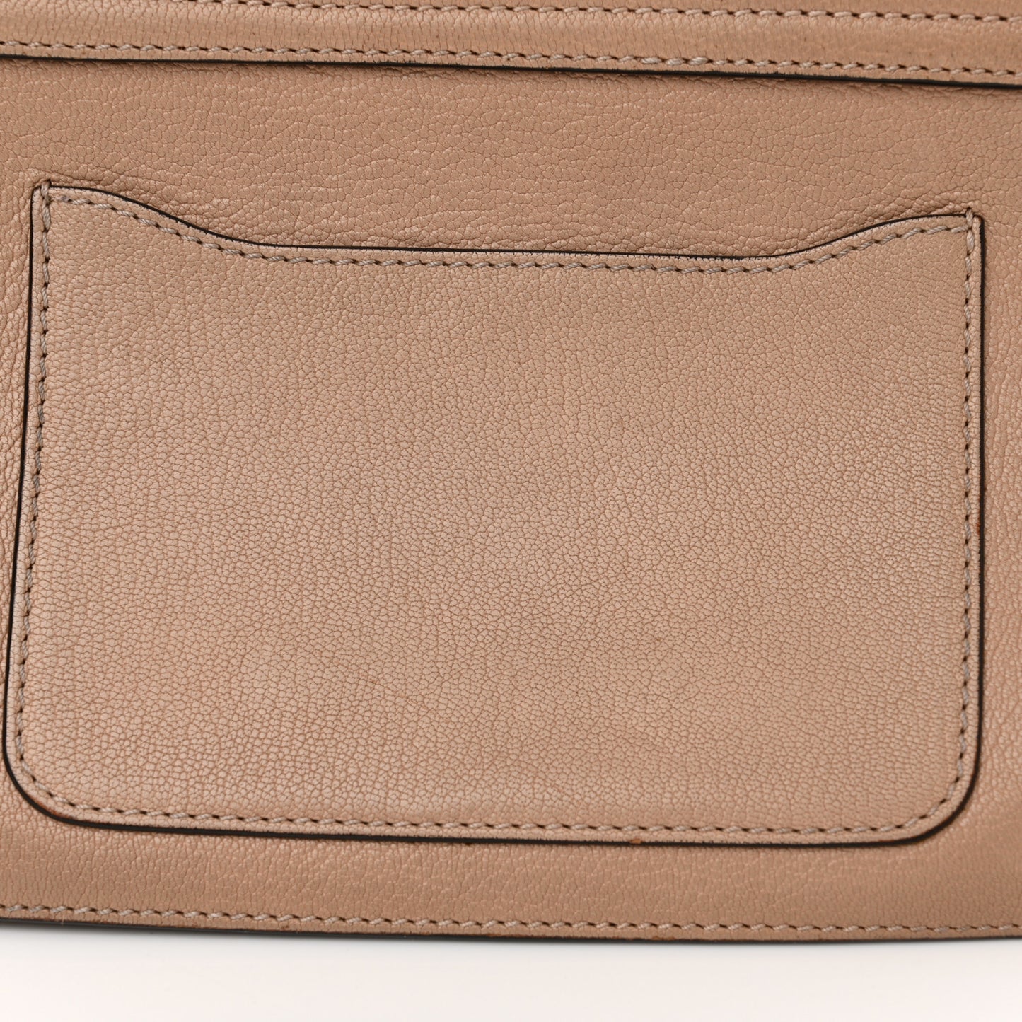 Goatskin Medium Mily Shoulder Bag Biscotti Beige