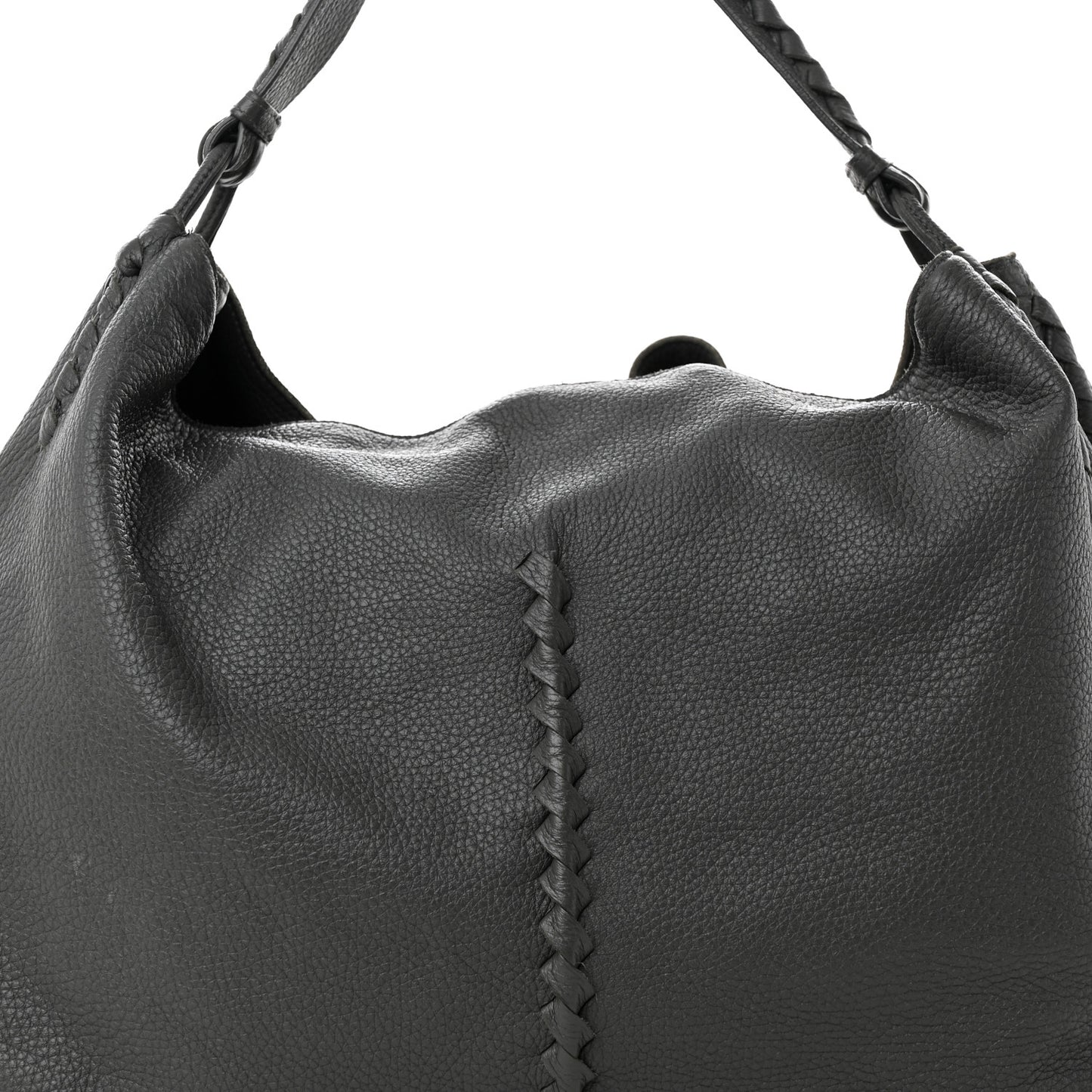 Cervo Deerskin Hobo Grey