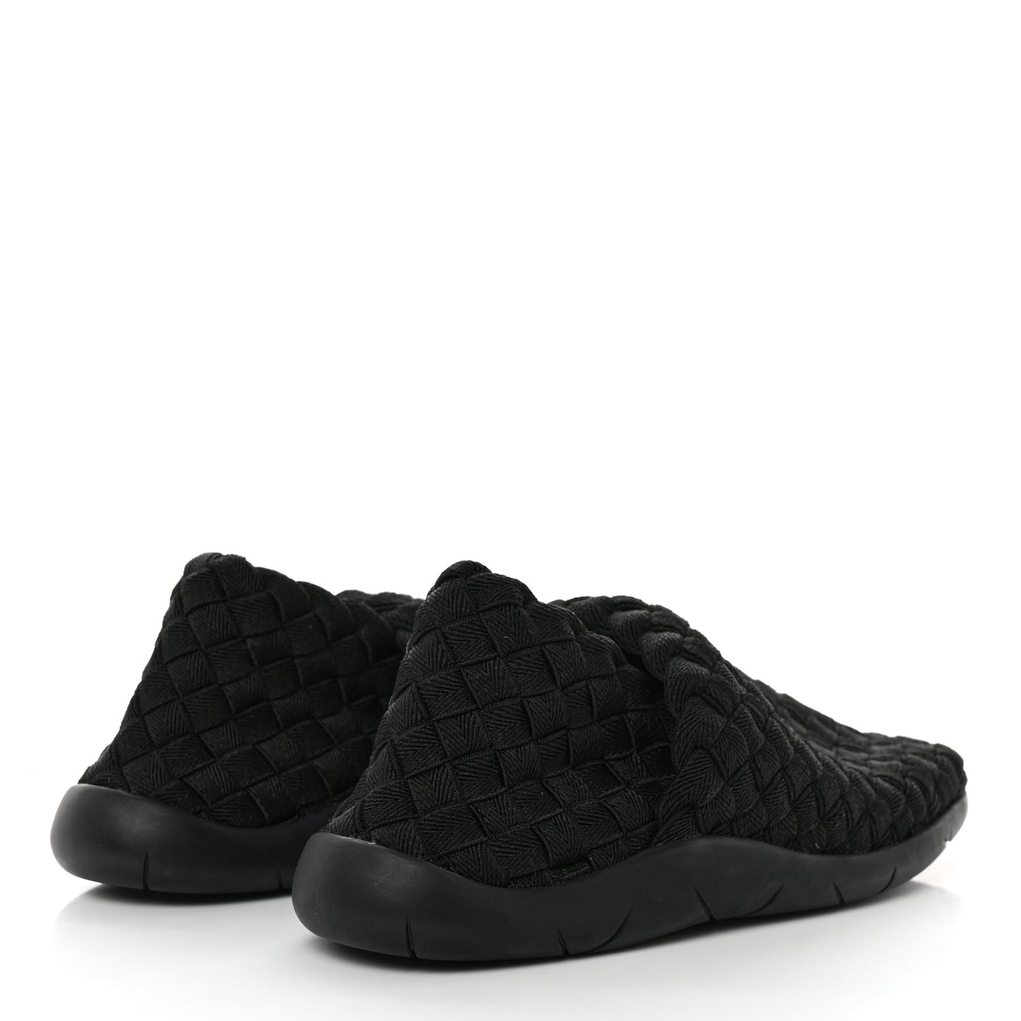 Intrecciato Women's Slip-On Sneakers 36 Black
