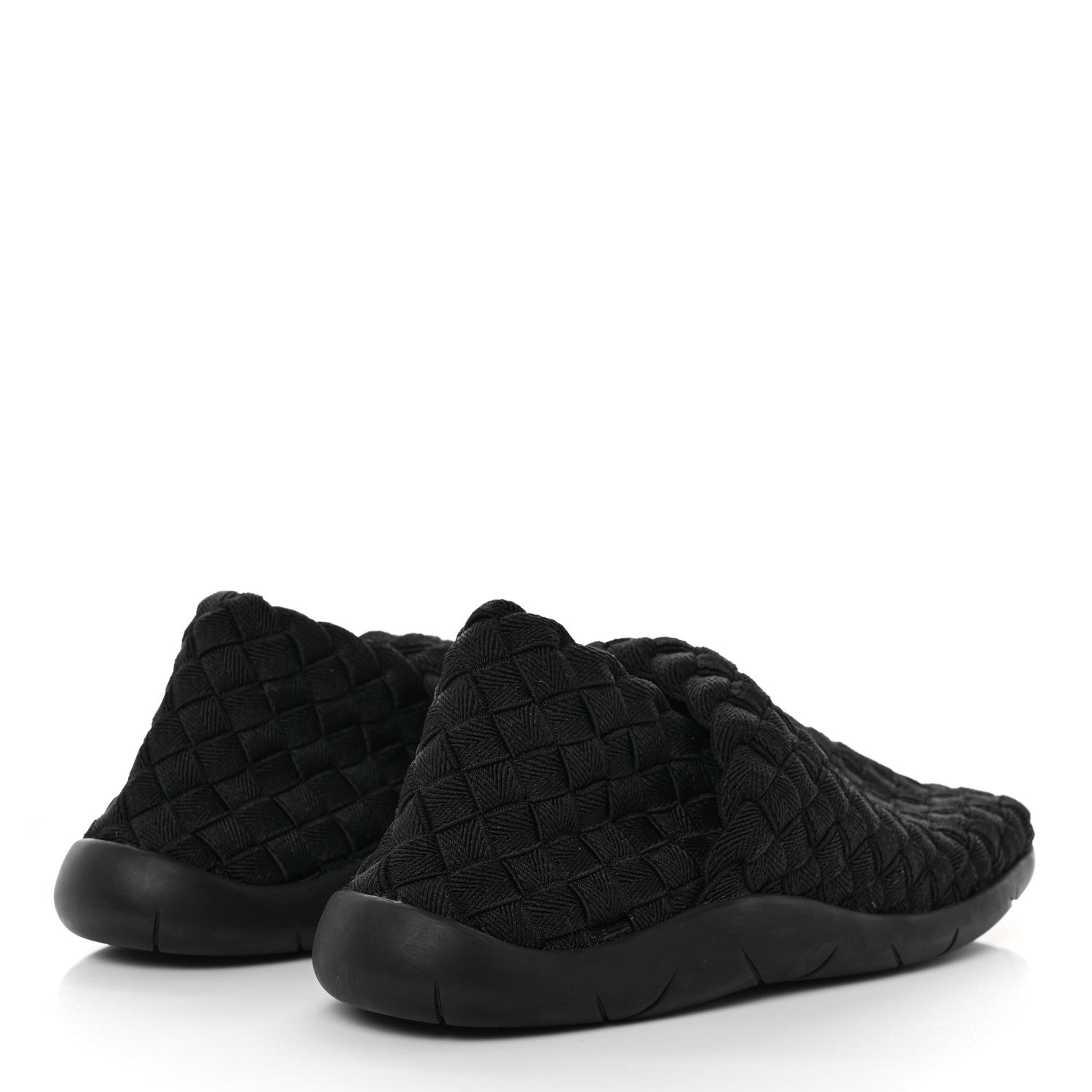 Bottega Veneta Intrecciato Women's Slip-On Sneakers 36 Black 4 of 8