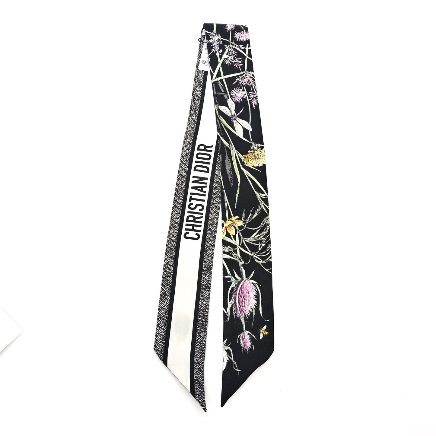 Silk Herbarium Mitzah Scarf Black
