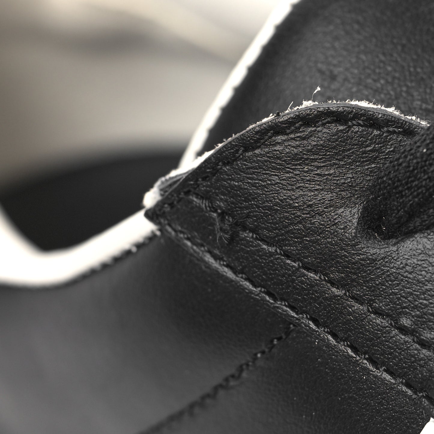 Calfskin Womens Sneakers 38 Black