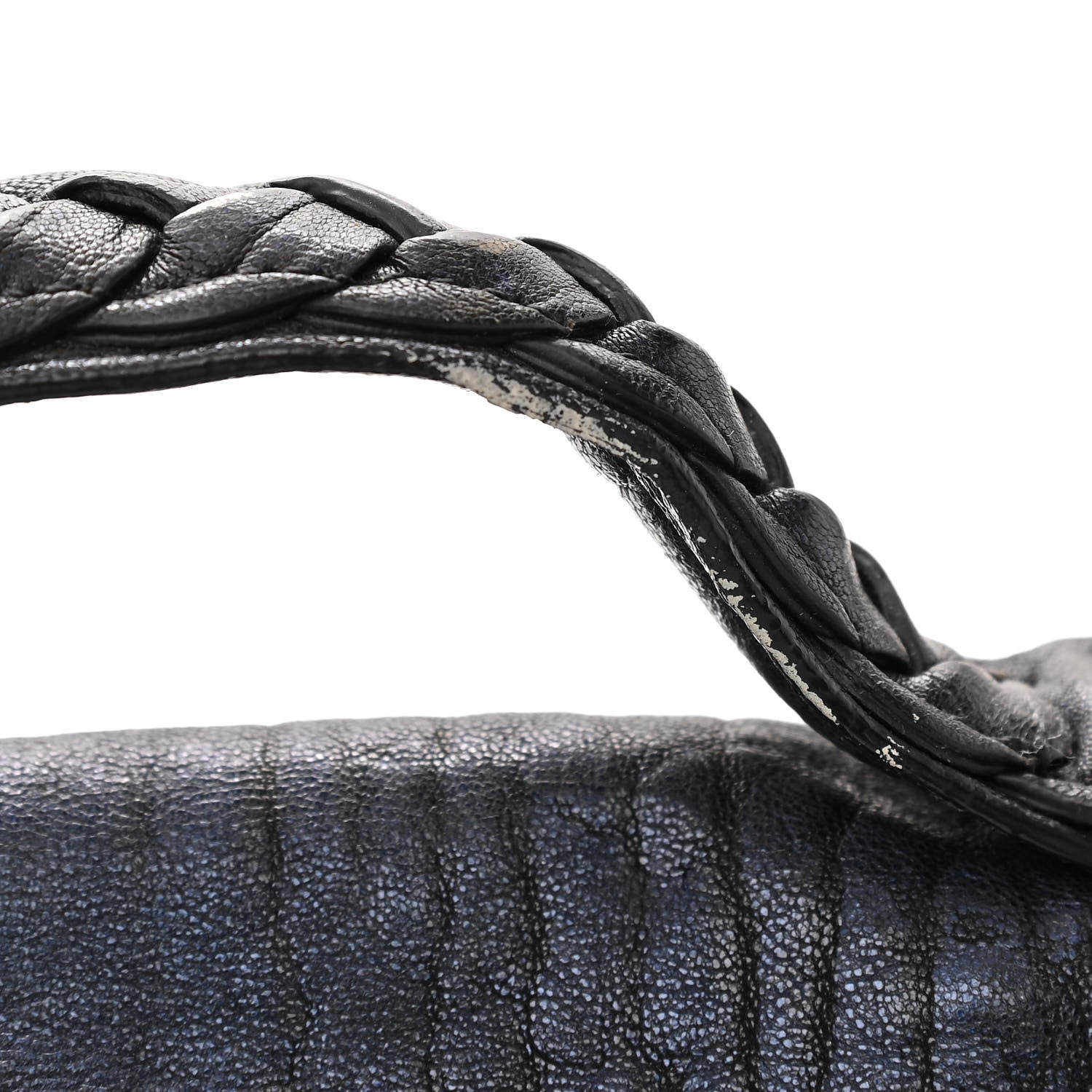 Mulberry Metallic Shrunken Calfskin Alexa Midnight Blue 7 of 10