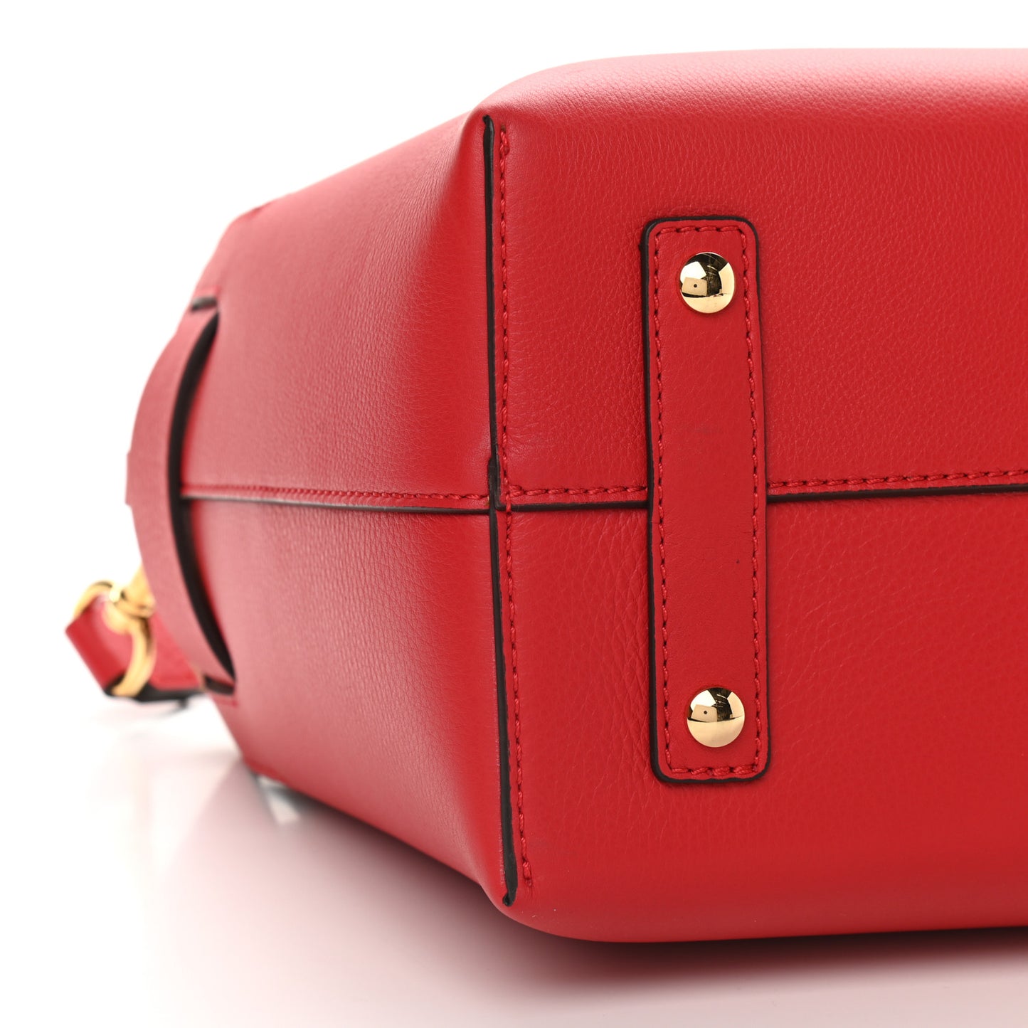 Soft Grain Calfskin Small Belt Bag Marais Bright Military Red