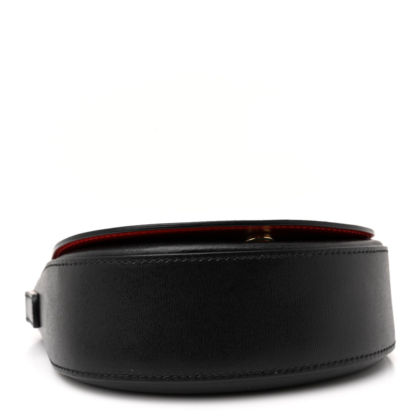 Calfskin Gancini City Crossbody Black