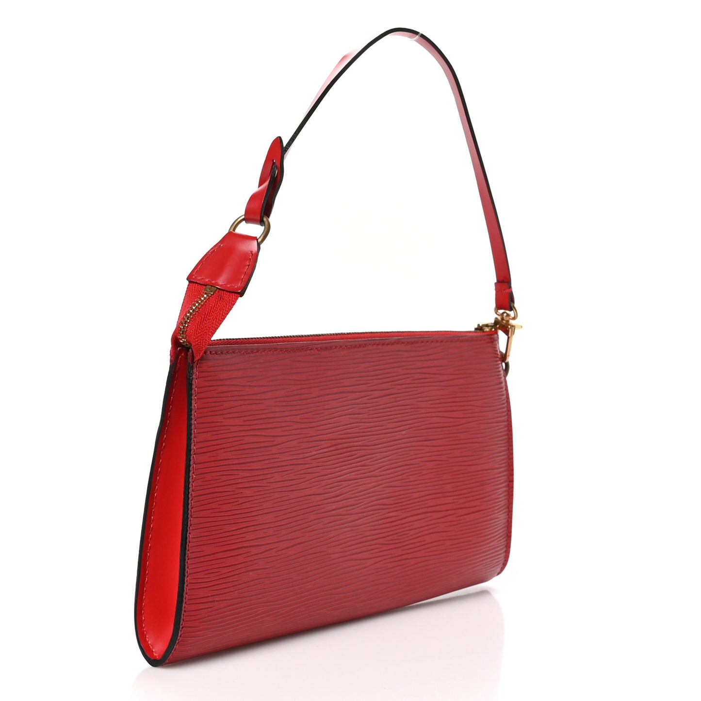 Epi Pochette Accessories 21 Castillan Red