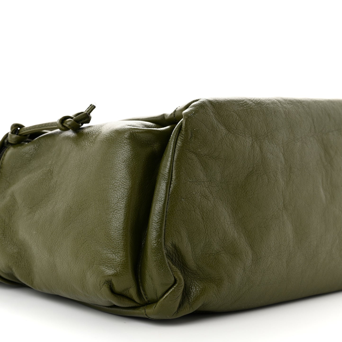 Piuma Lux Energy Monochrome Double G Drawstring Tote Military Wood