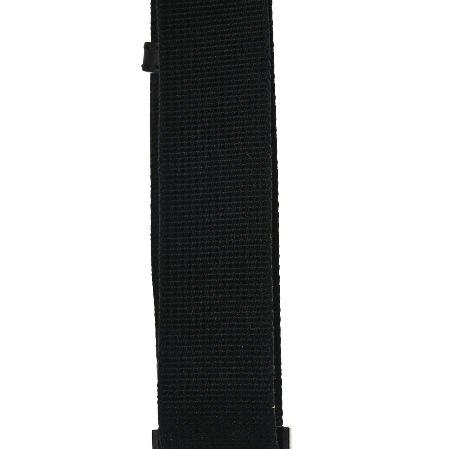 Canvas Web Slim Belt Bag Black
