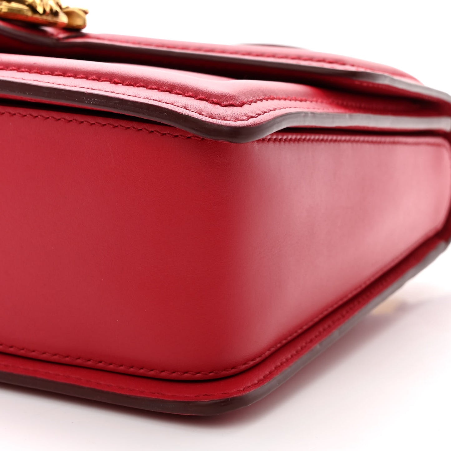 Smooth Calfskin Small DG Amore Top Handle Bag Red