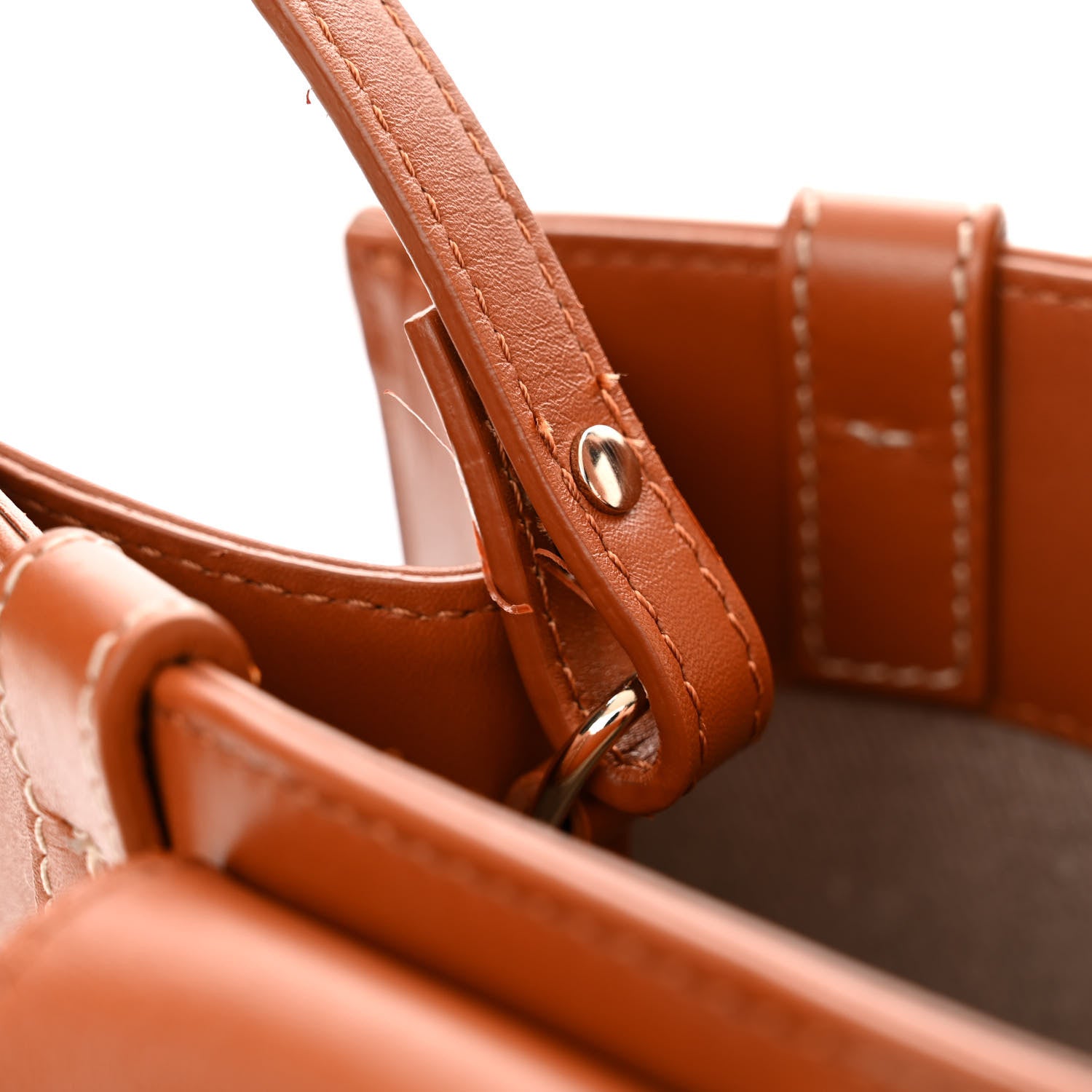 Chloe Calfskin Small Woody Tote Caramel 11 of 15