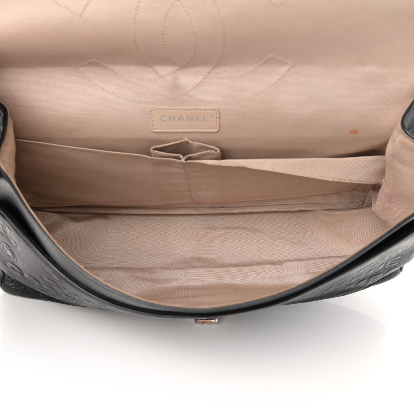Calfskin Unlimited Jumbo Double Flap Black
