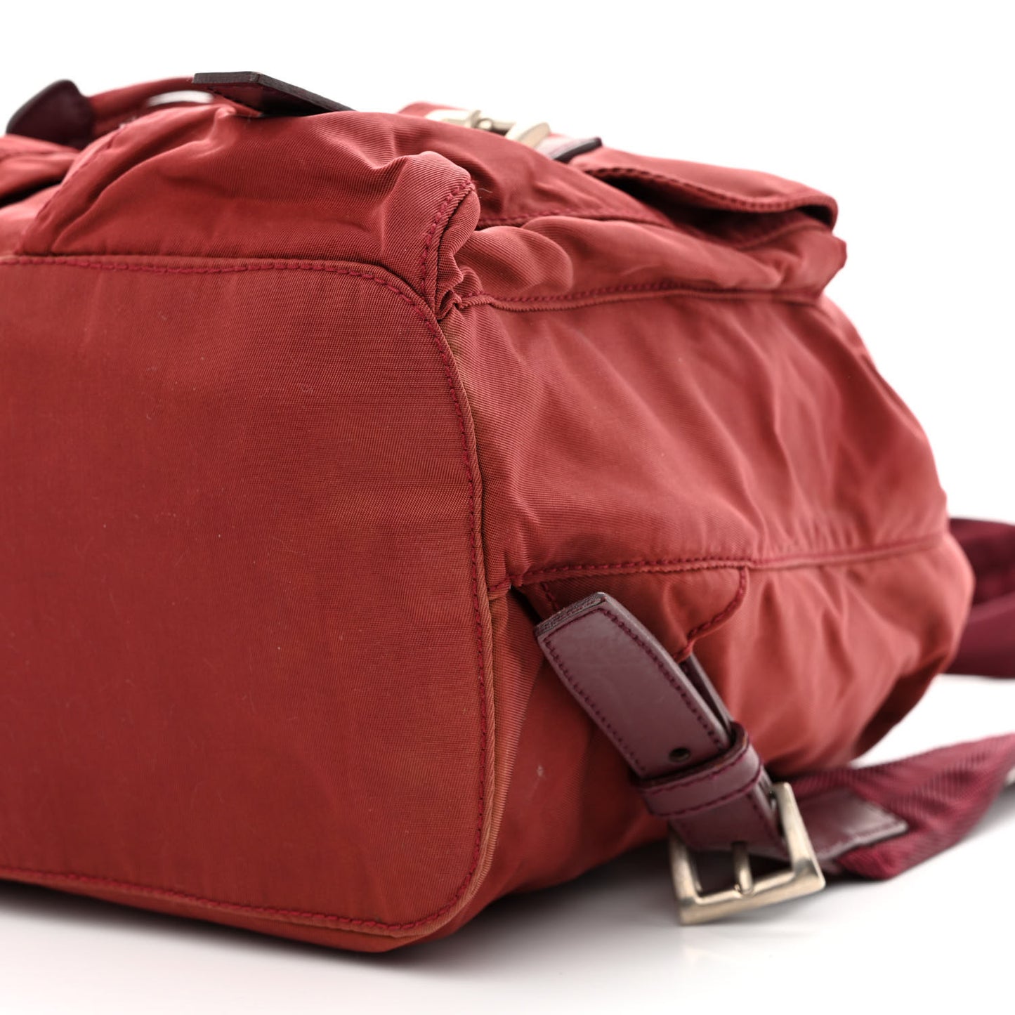 Nylon Vela Small Backpack Rosso