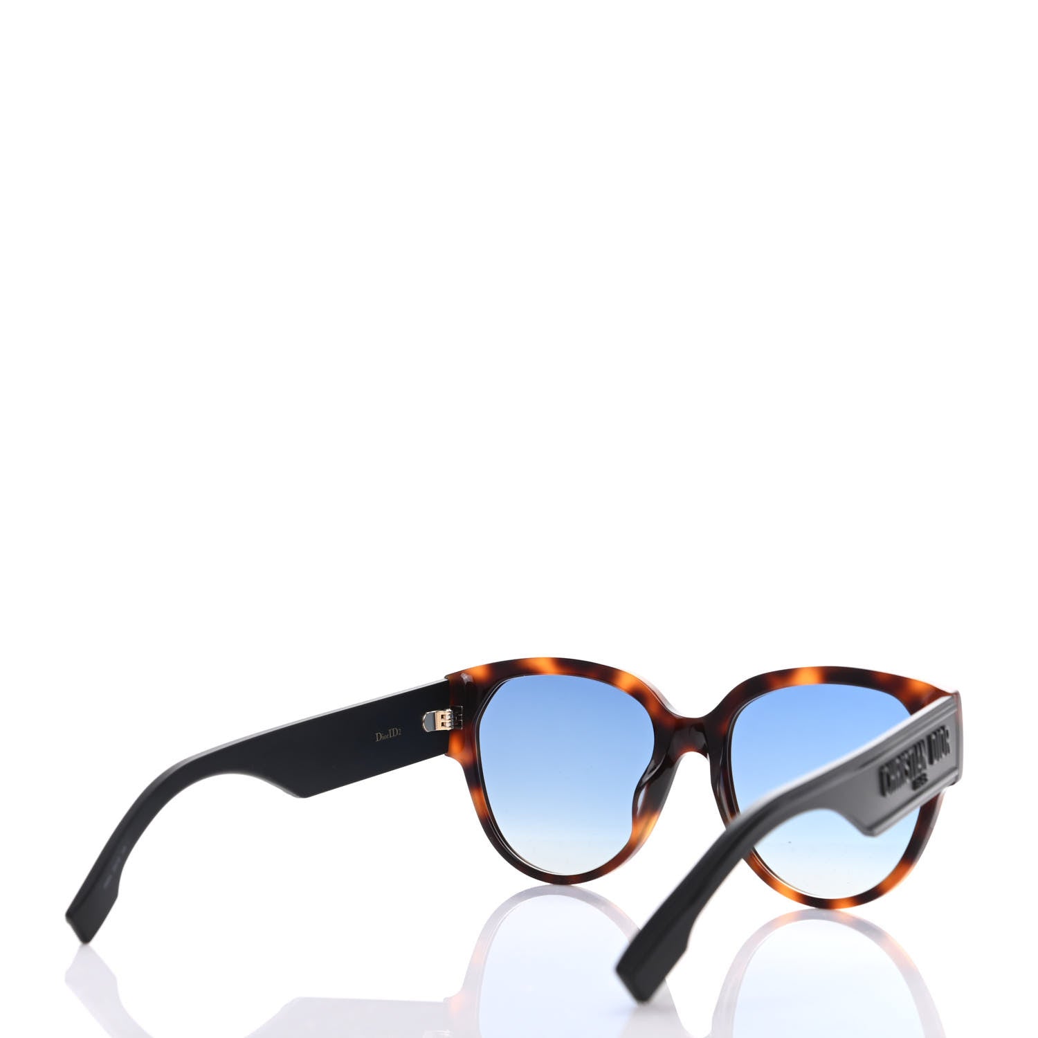 Christian Dior Acetate DiorID2 Sunglasses Tortoise 4 of 7