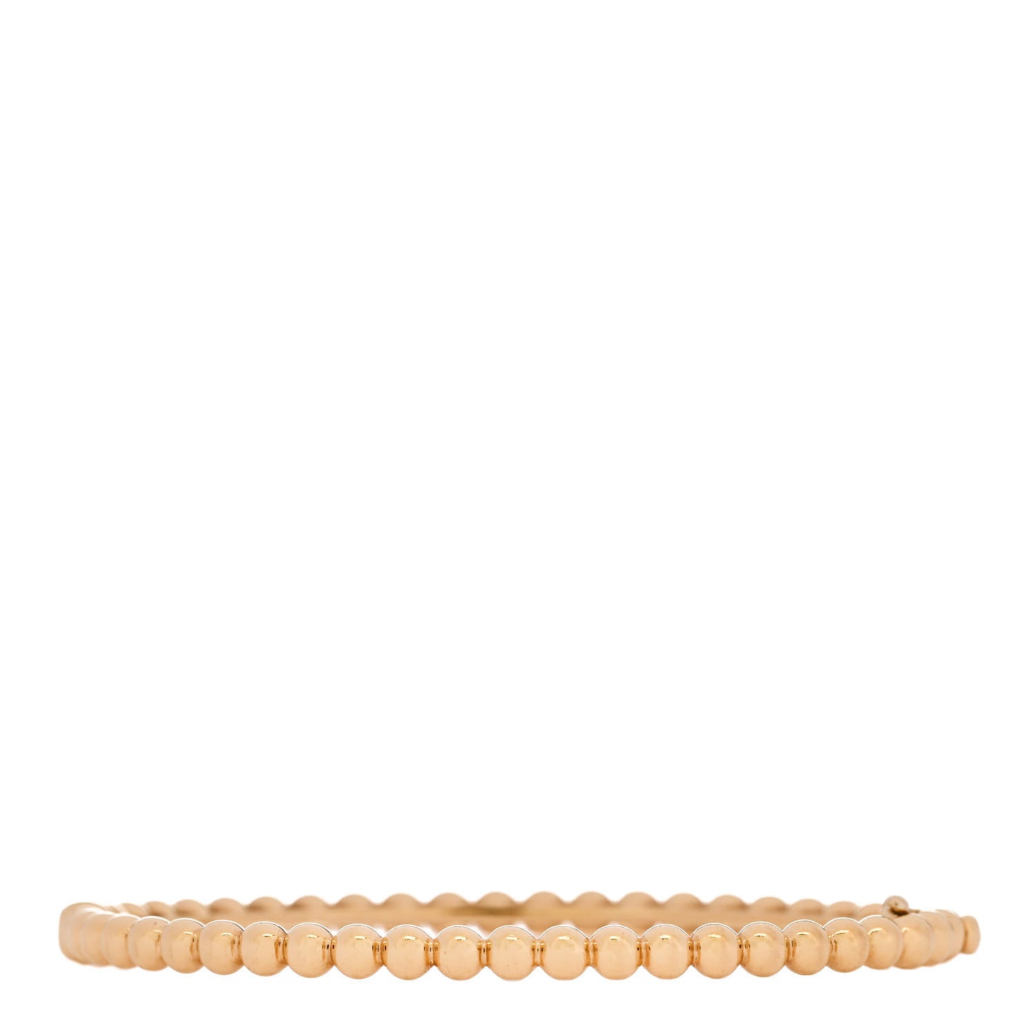 Van Cleef & Arpels 18K Yellow Gold Perlee Pearls of Gold Bracelet S 1 of 3