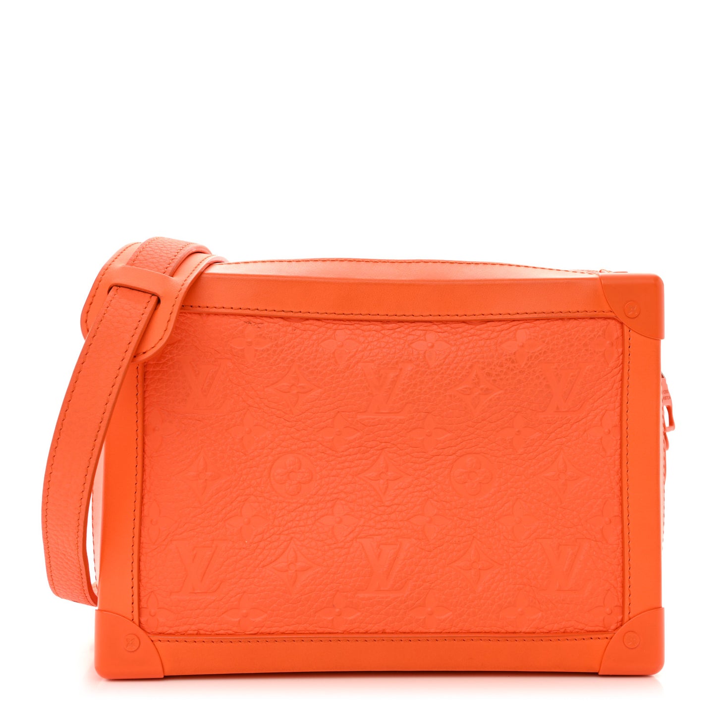 Taurillon Monogram Solar Ray Soft Trunk Orange