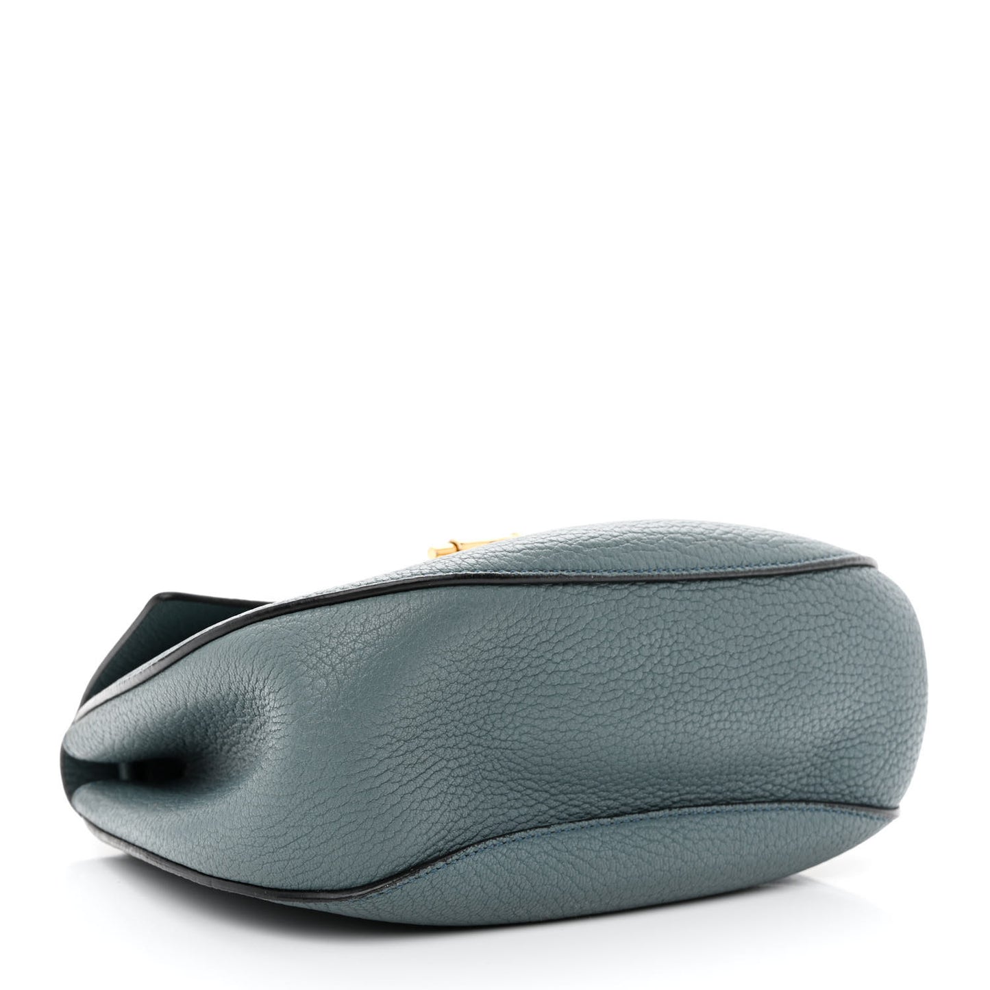 Grained Lambskin Drew Shoulder Bag Cloudy Blue