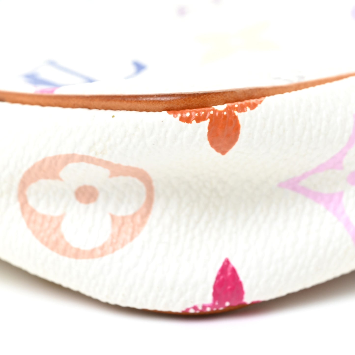 Monogram Multicolor Pochette Accessories White